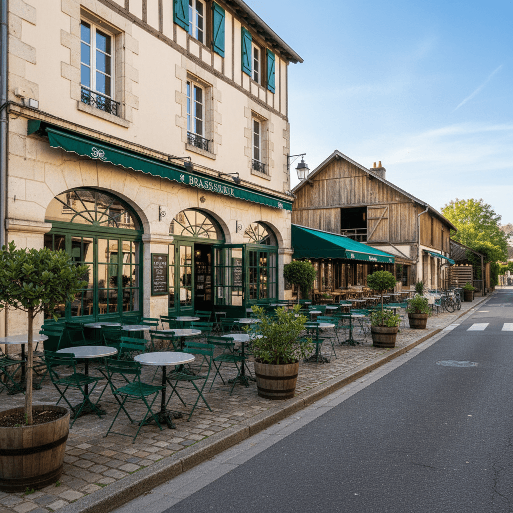 Bar-brasserie 220m² à Rennes : terrasse - licence IV