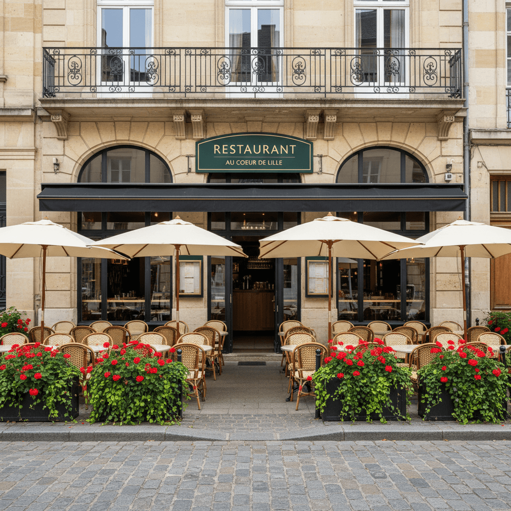 Restaurant à Lille : terrasse - licence IV