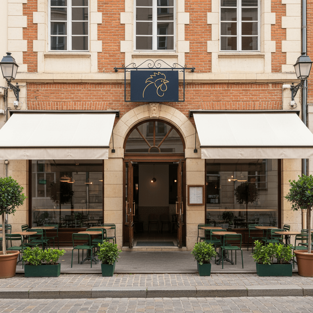 Fast-food 200m² à Toulouse : terrasse - extraction