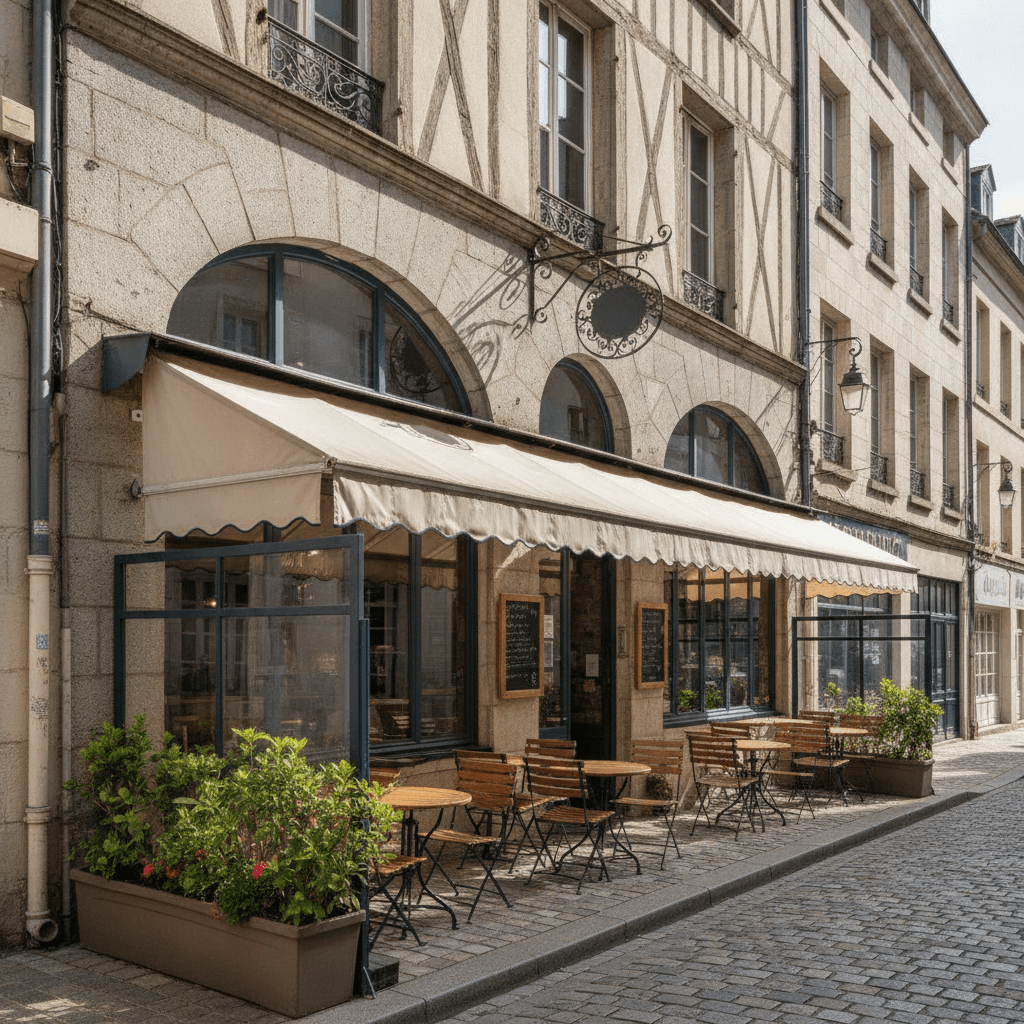 Restaurant à Rouen : terrasse - licence IV