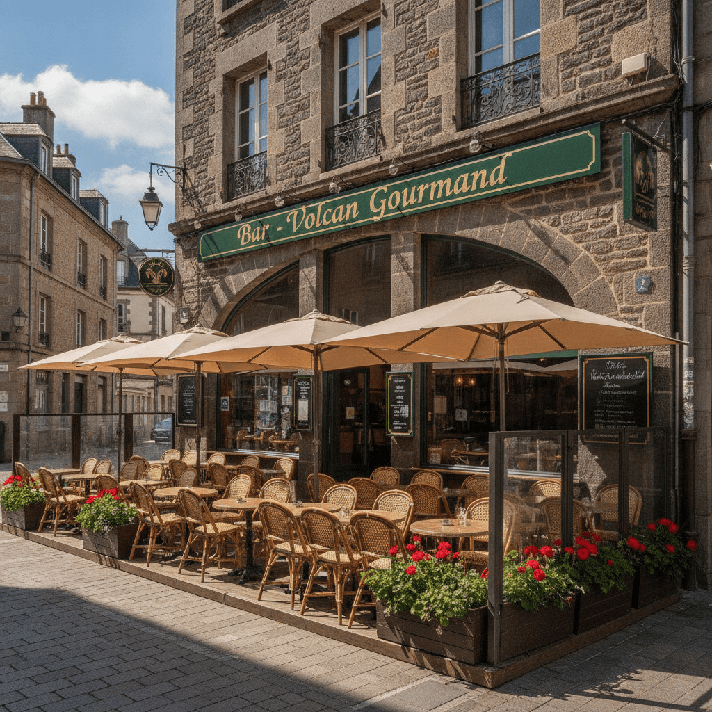 Bar-brasserie 135m² à Clermont-Ferrand : terrasse - licence IV