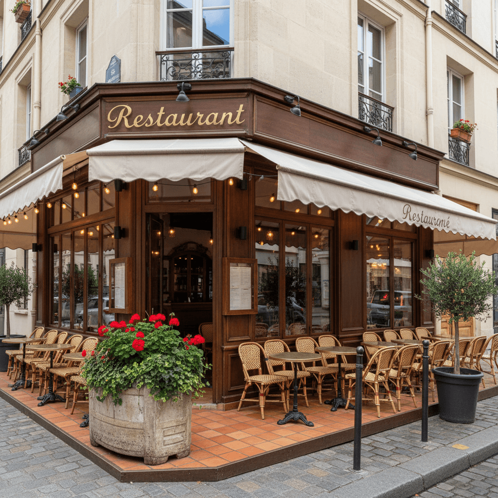 Restaurant rénové avec terrasse au cœur du Marais