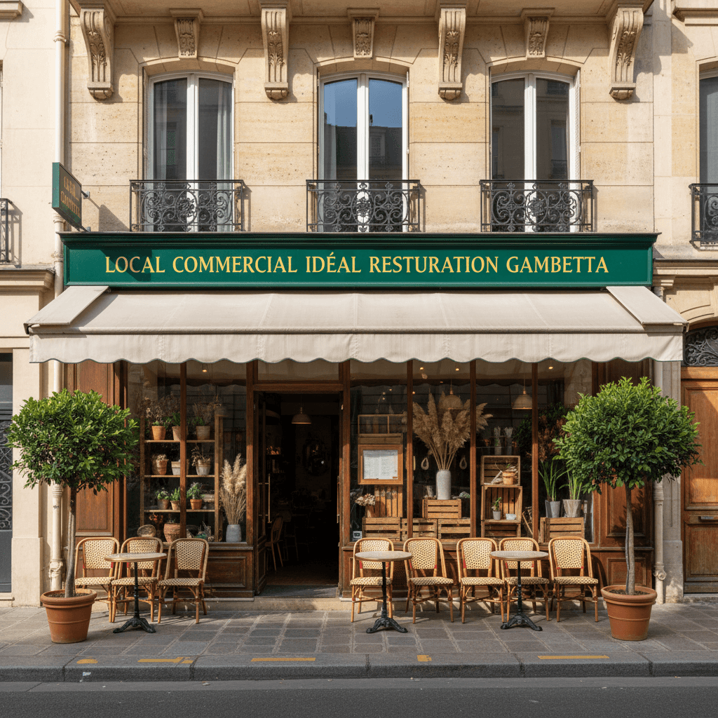 Local Commercial Idéal Restauration Gambetta