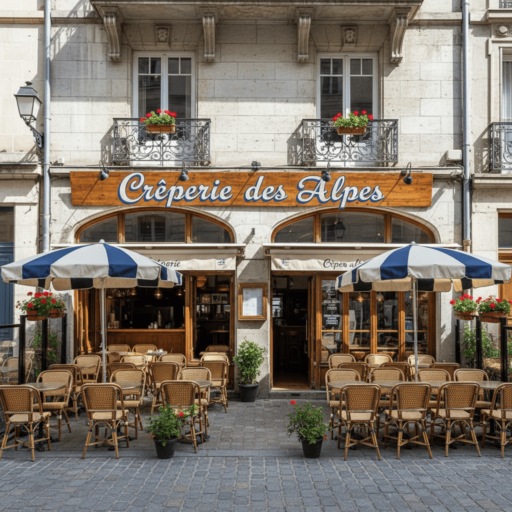 Restaurant 111m² à Grenoble : terrasse - licence IV