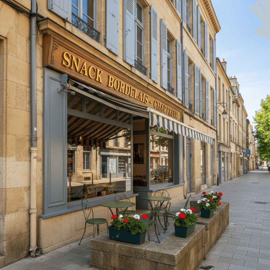 Snack à Bordeaux : terrasse