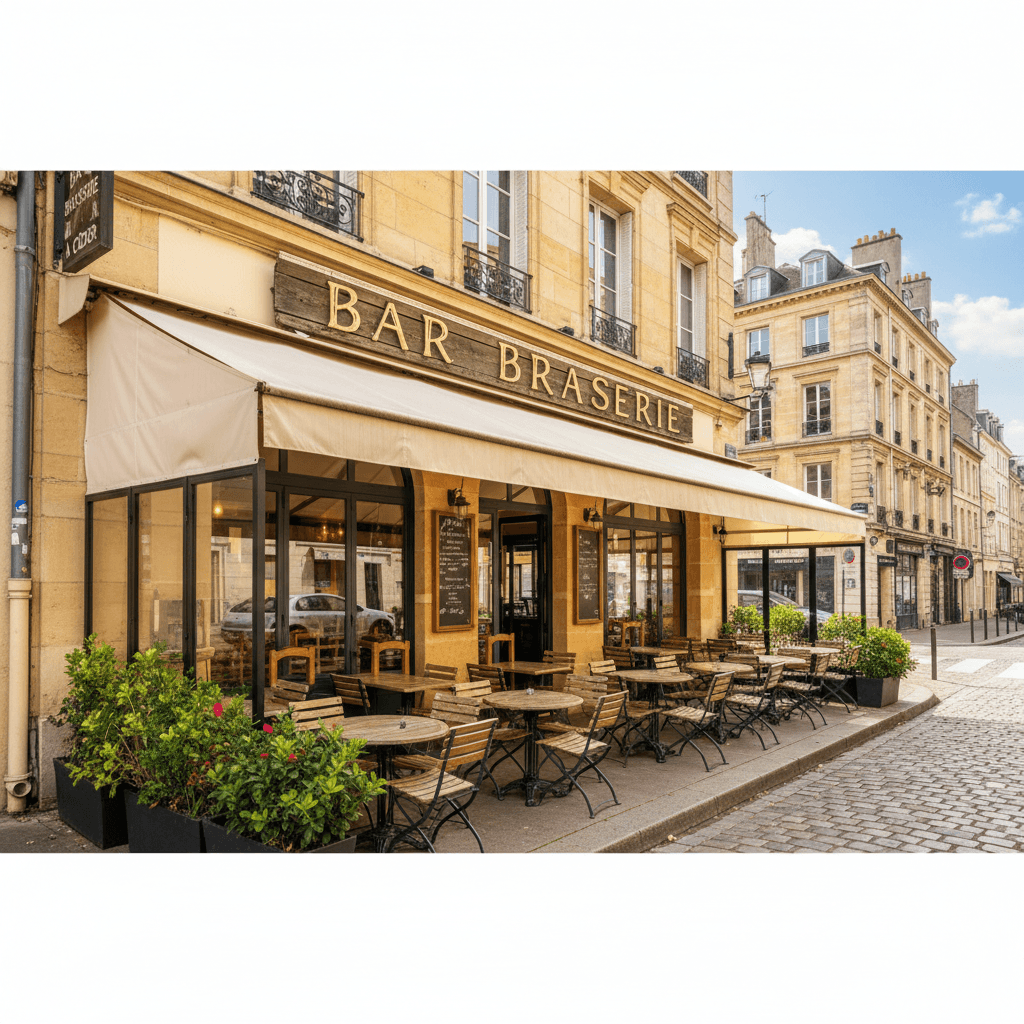 Bar-brasserie à Nantes : terrasse - licence IV