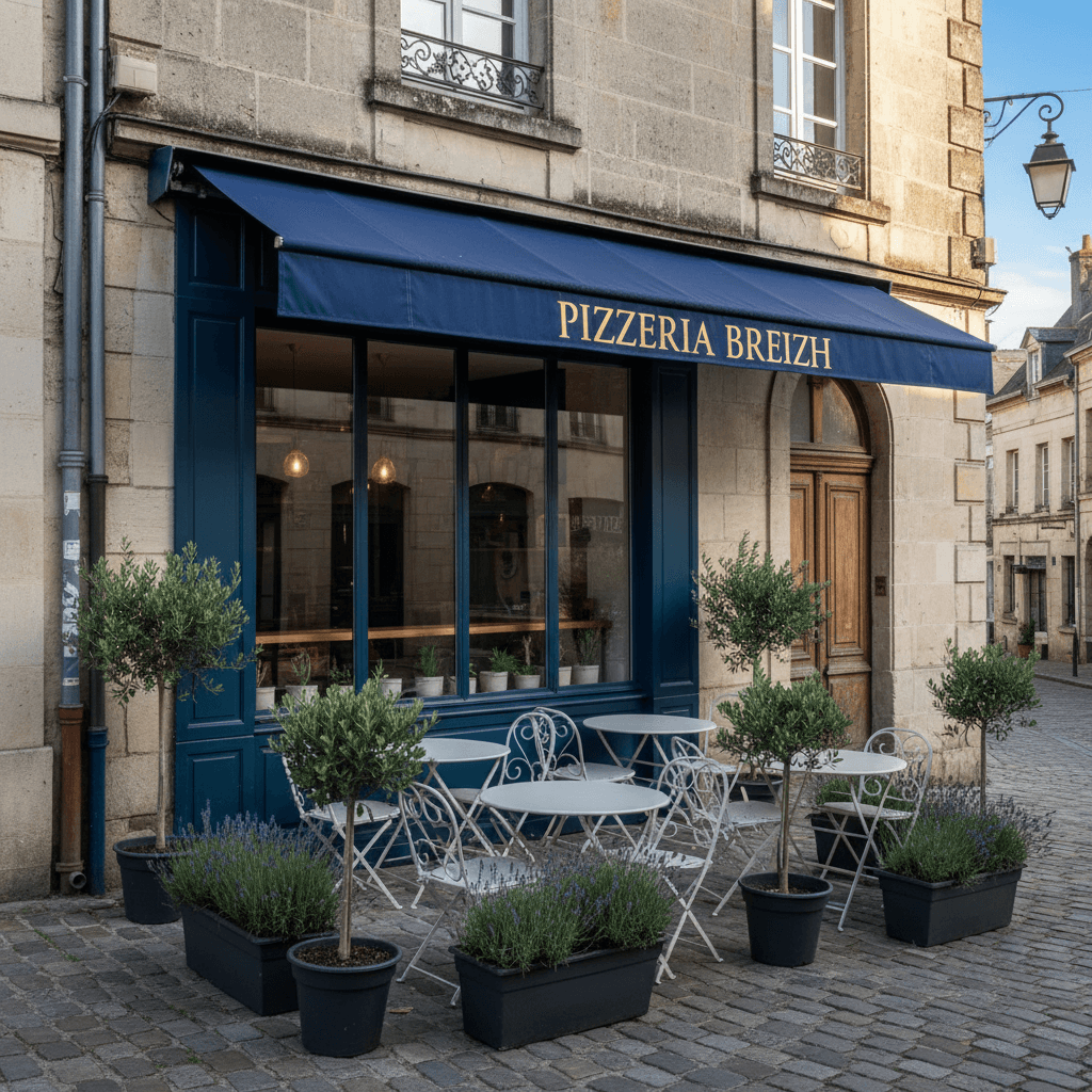 Restaurant 200m² à Rennes : terrasse - licence IV