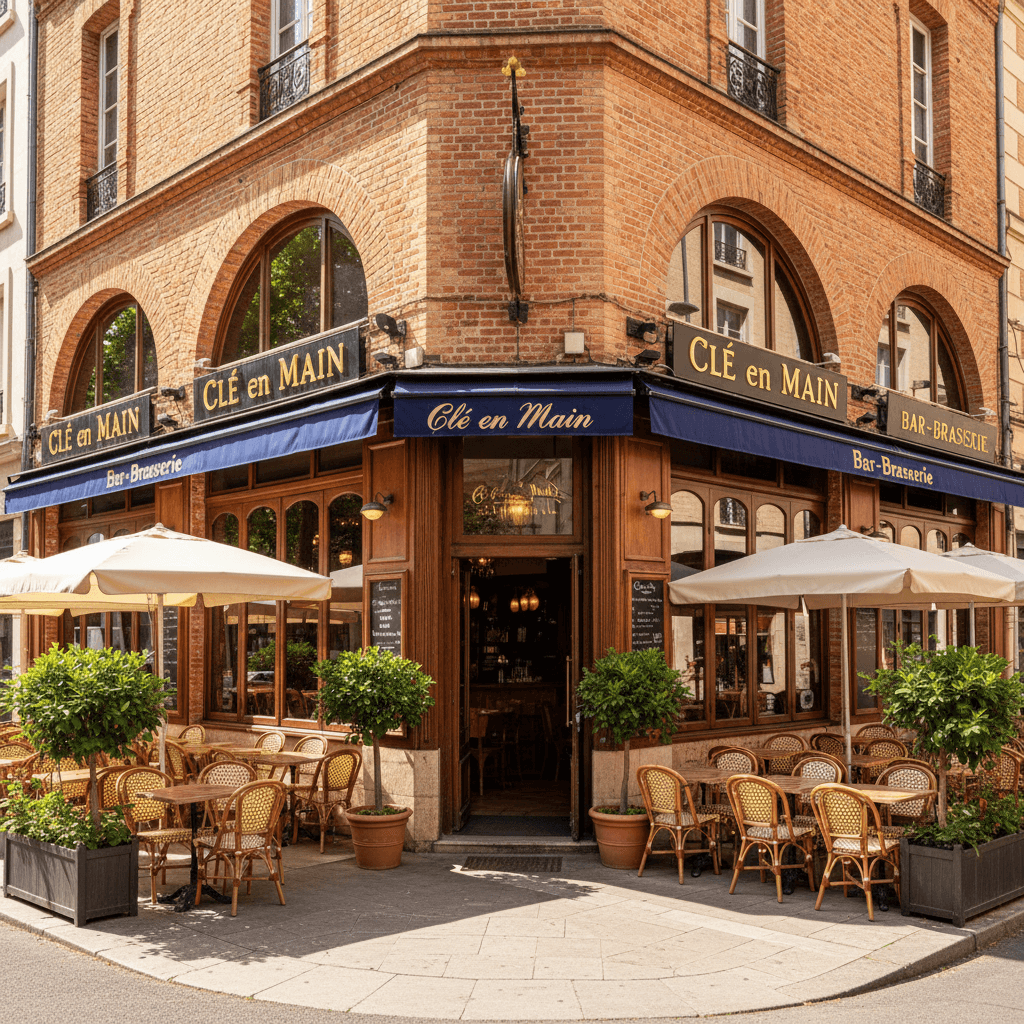 Bar-brasserie à Toulouse : terrasse - licence IV