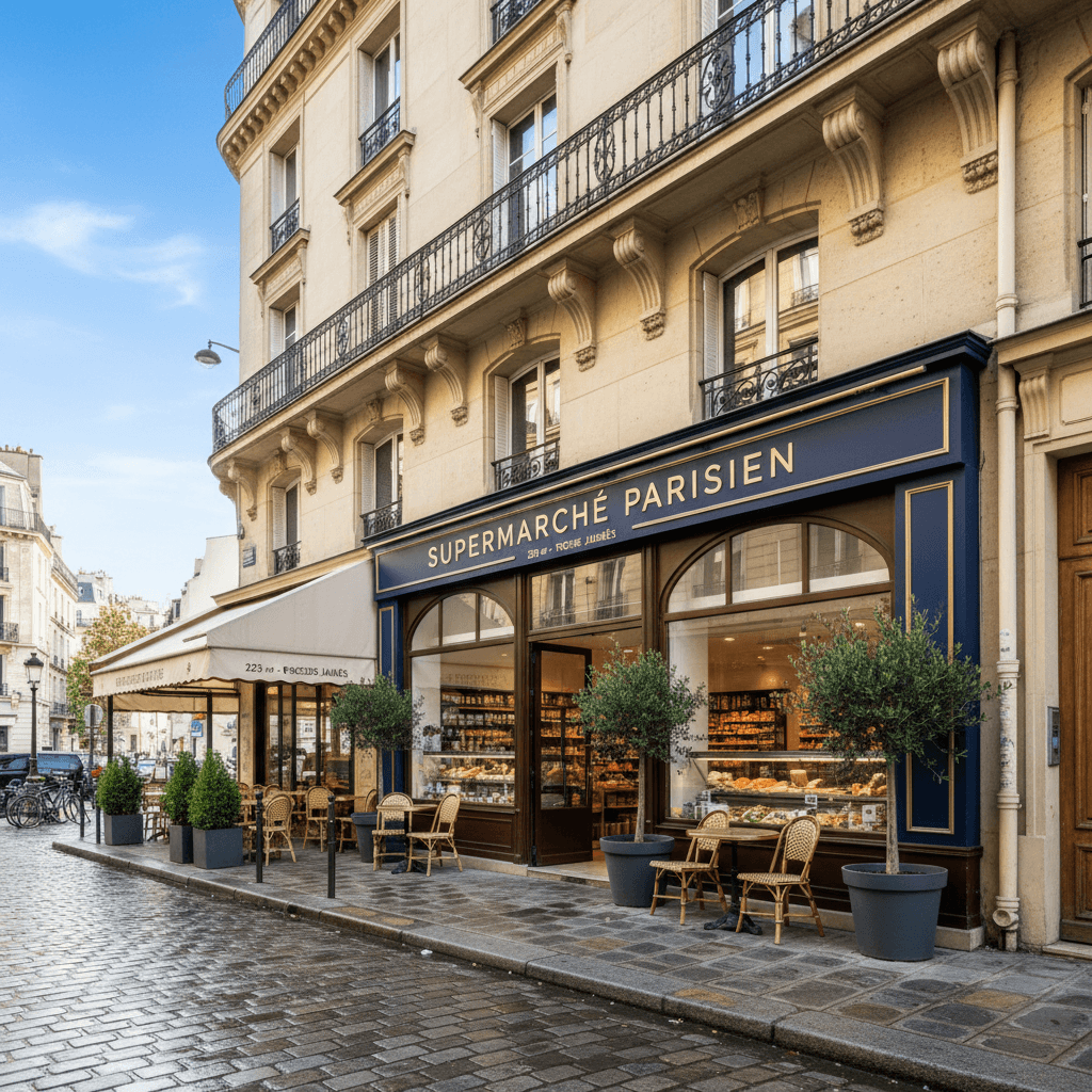 Supermarché de 225 m² à Paris, idéalement situé