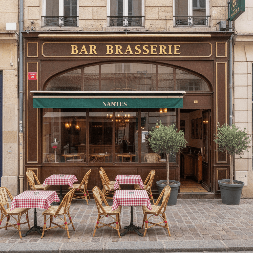 Bar-brasserie à Nantes : terrasse - licence IV