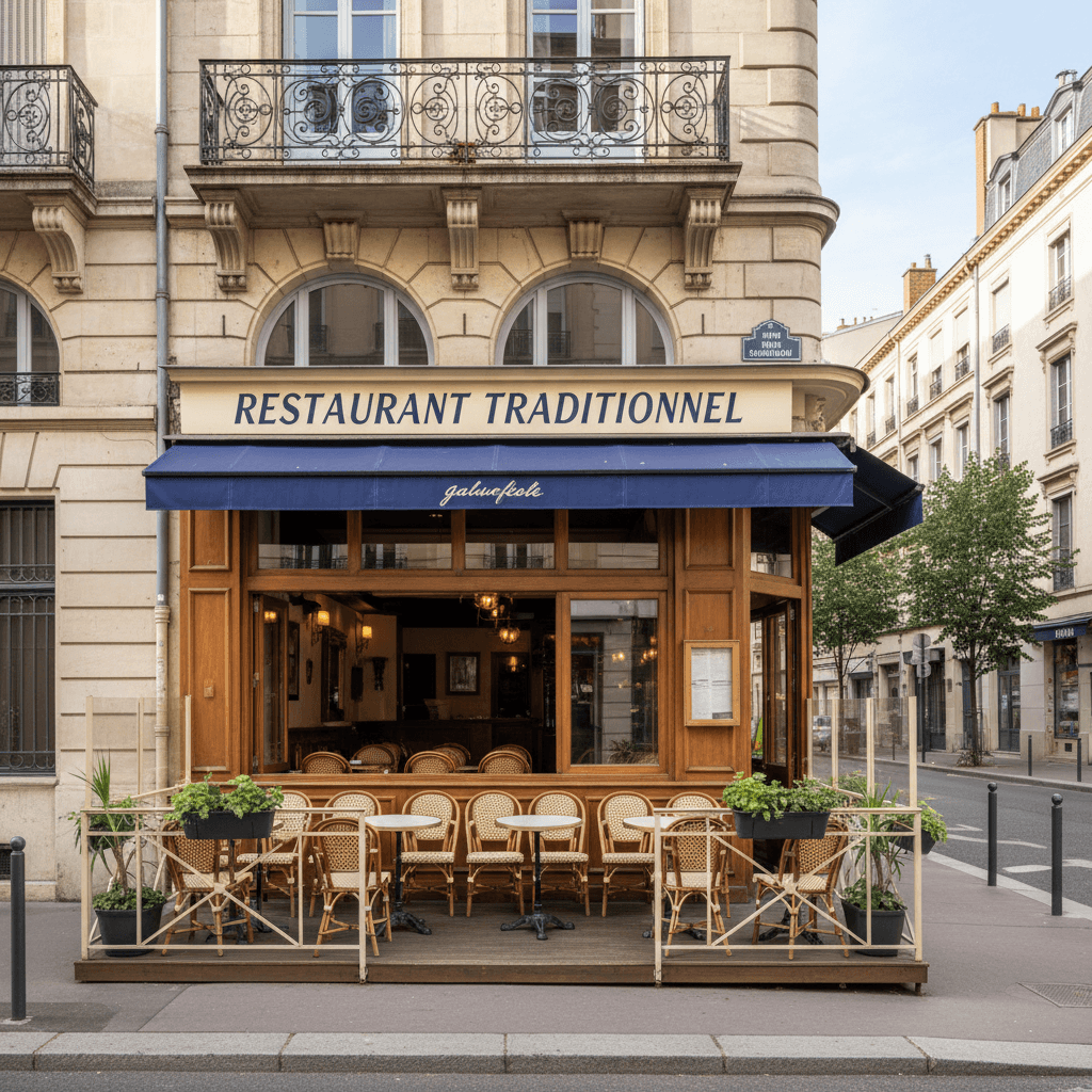 Restaurant à Lyon : terrasse - licence IV