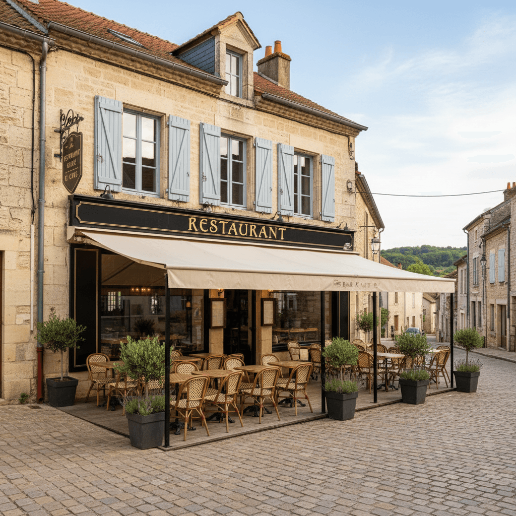 Restaurant 200m² à Belpech : terrasse - licence IV