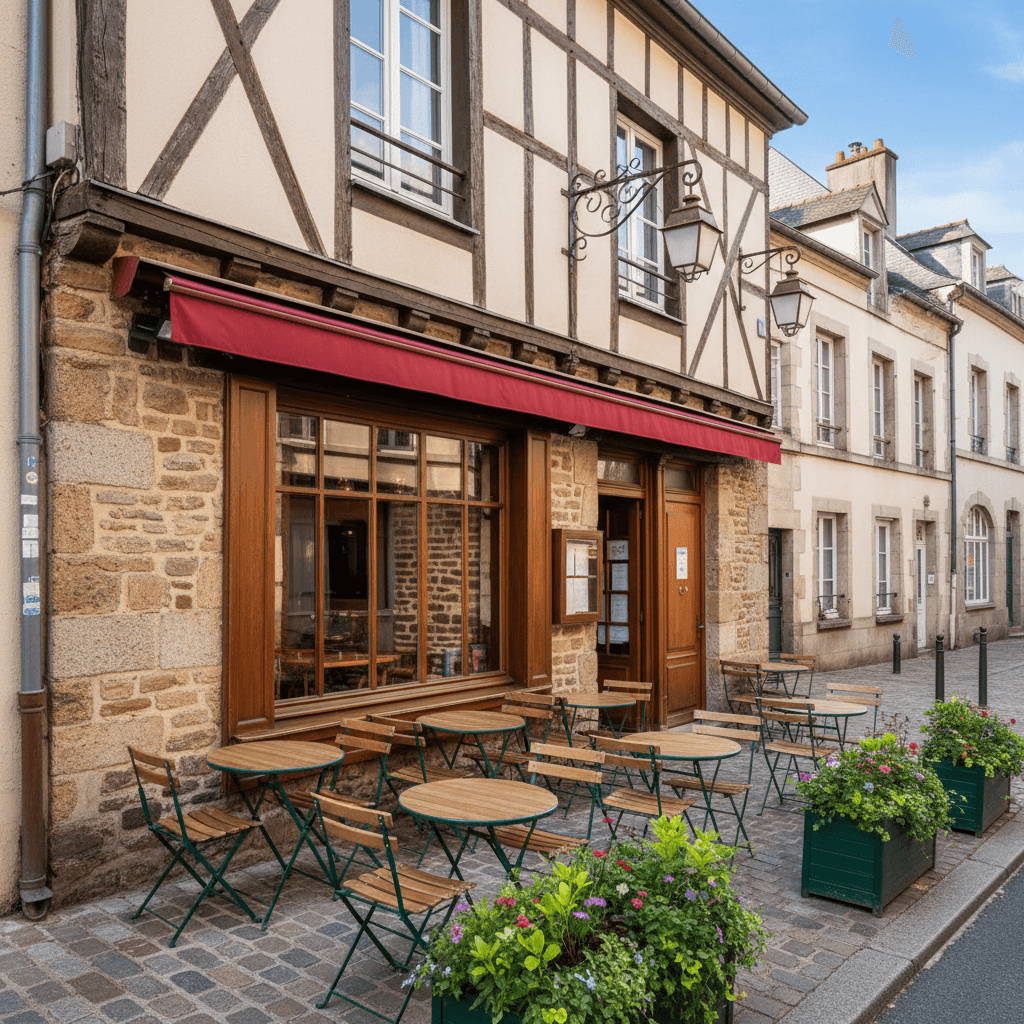 Restaurant à Rennes : terrasse - extraction