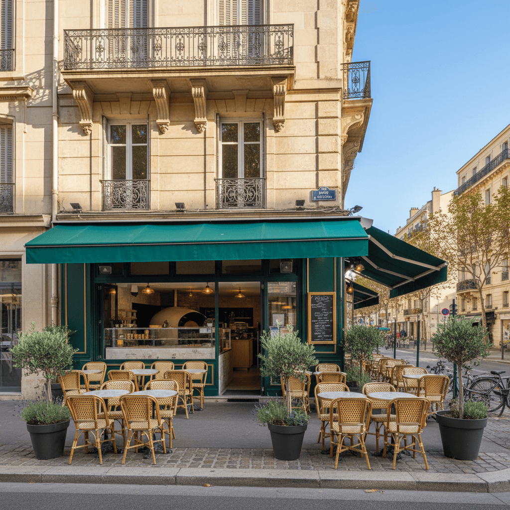 Restaurant 30m² à Marseille : terrasse