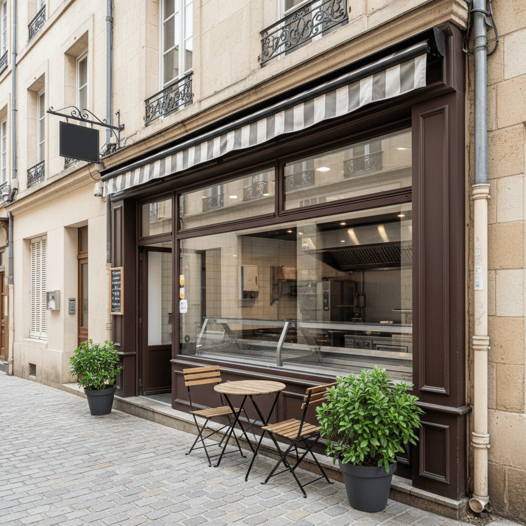Fast-food 195m² à Rennes : extraction - cuisine équipée