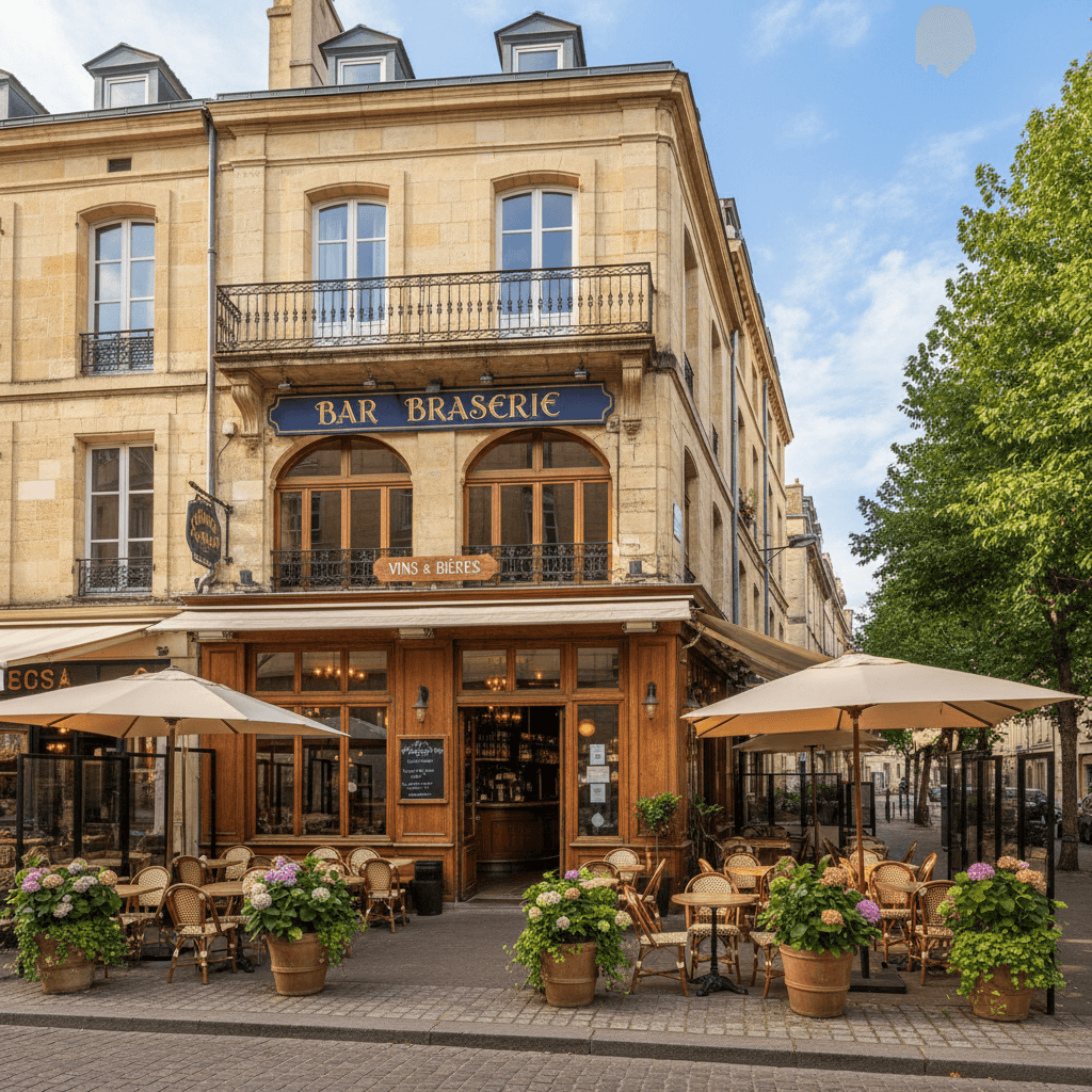Bar-brasserie à Bordeaux : terrasse - licence IV