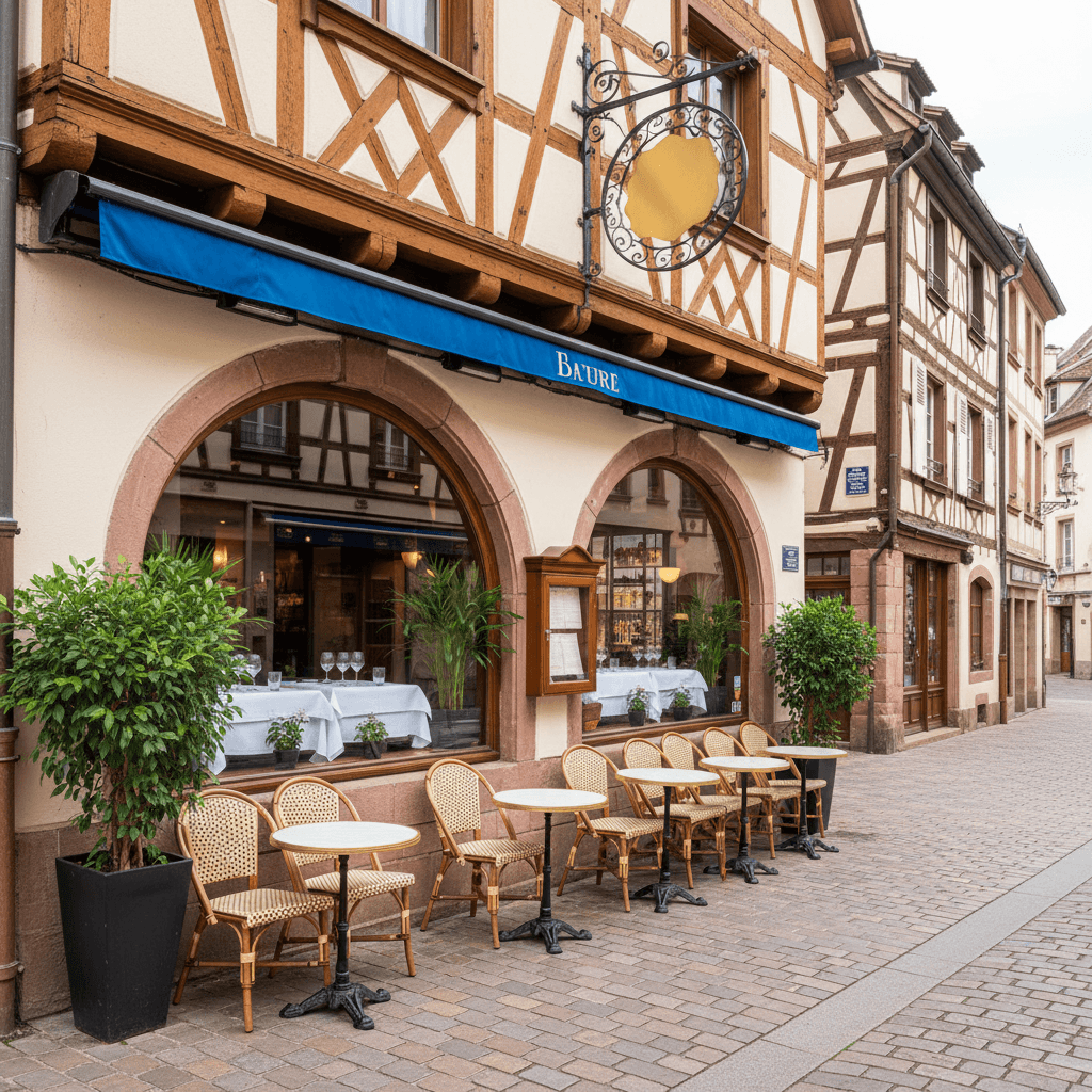 Restaurant à Strasbourg : terrasse - licence IV
