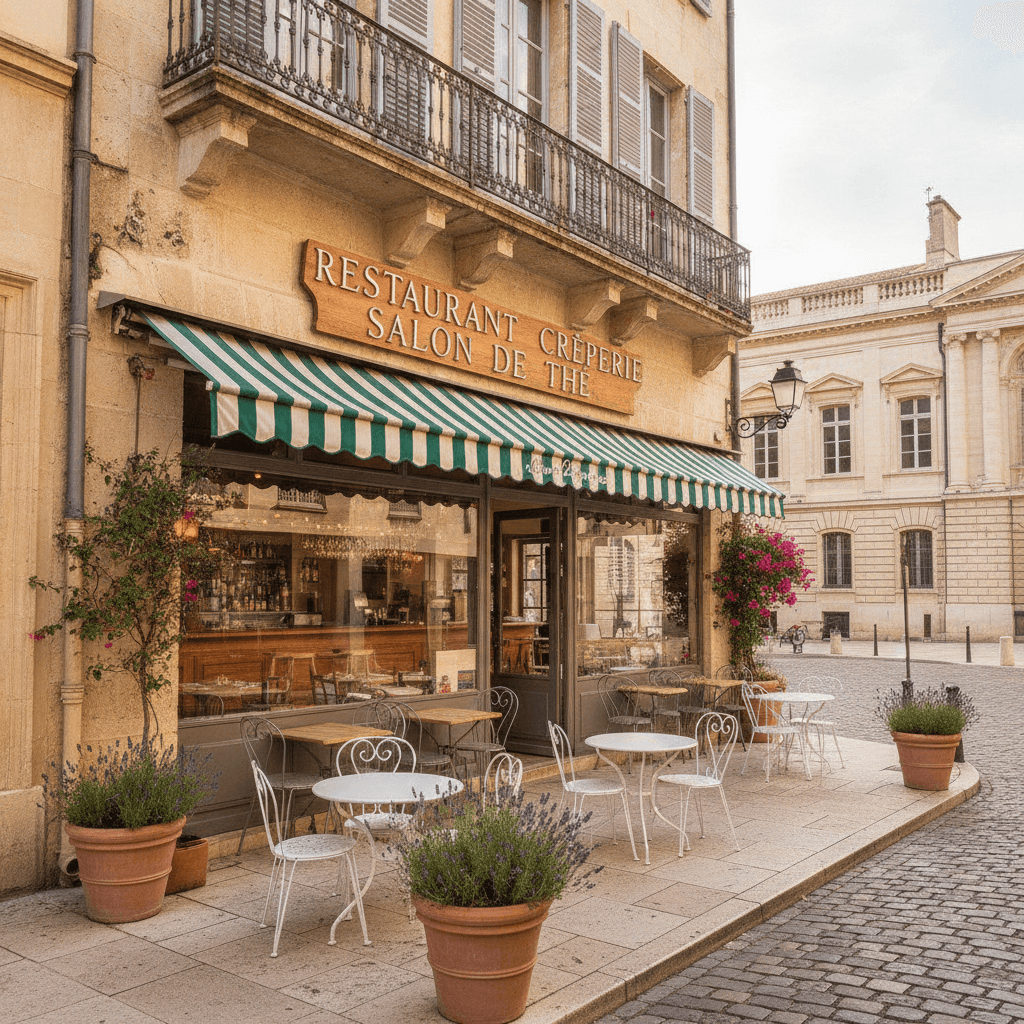 Restaurant 95m² à Aix-en-Provence : terrasse - licence IV