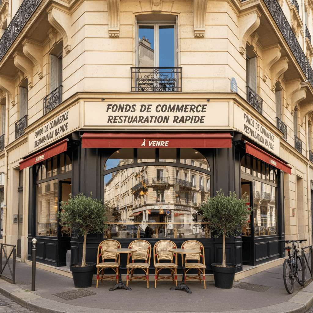 Fast-food 140m² à Marseille : terrasse - licence IV