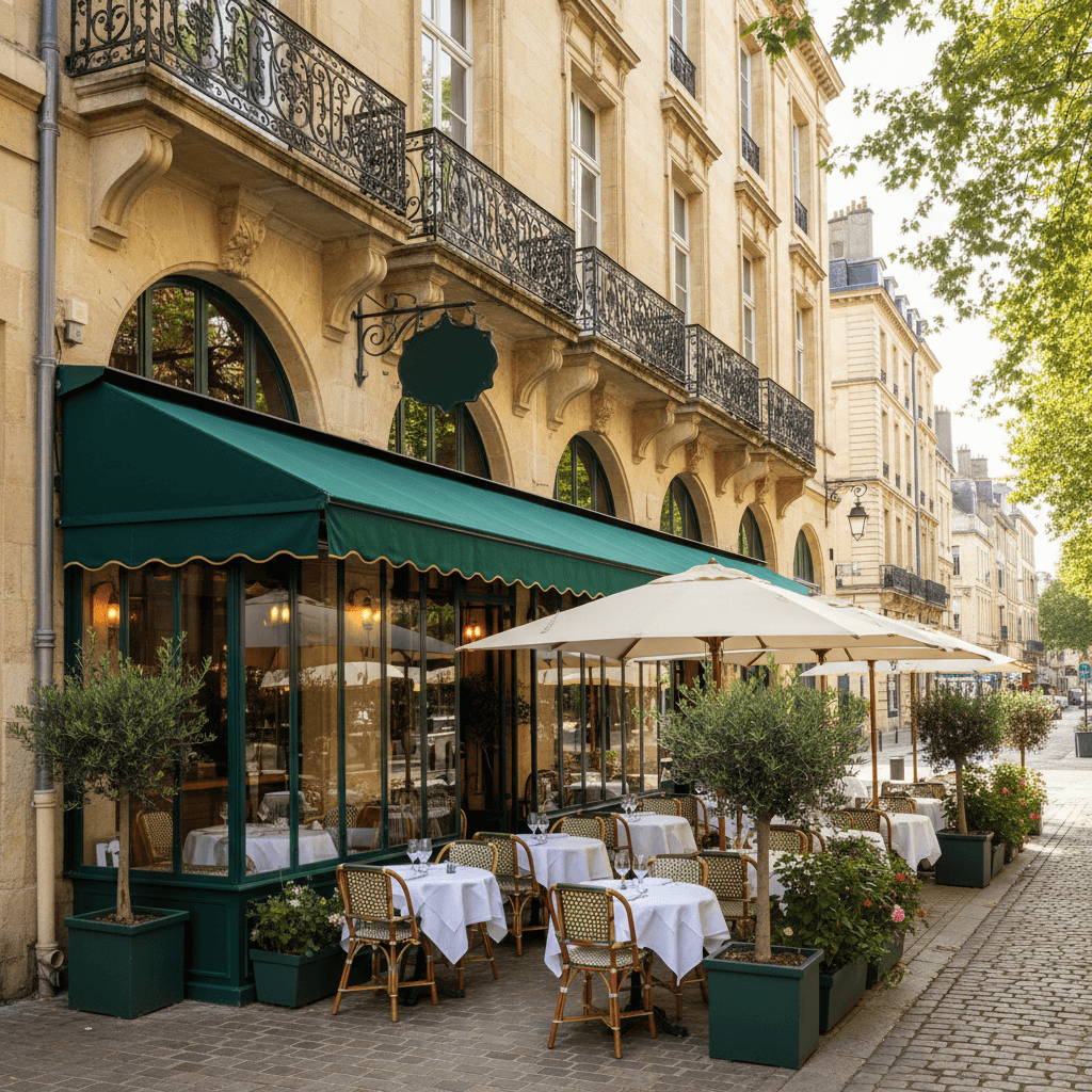 Restaurant 650m² à Bordeaux : terrasse - licence IV