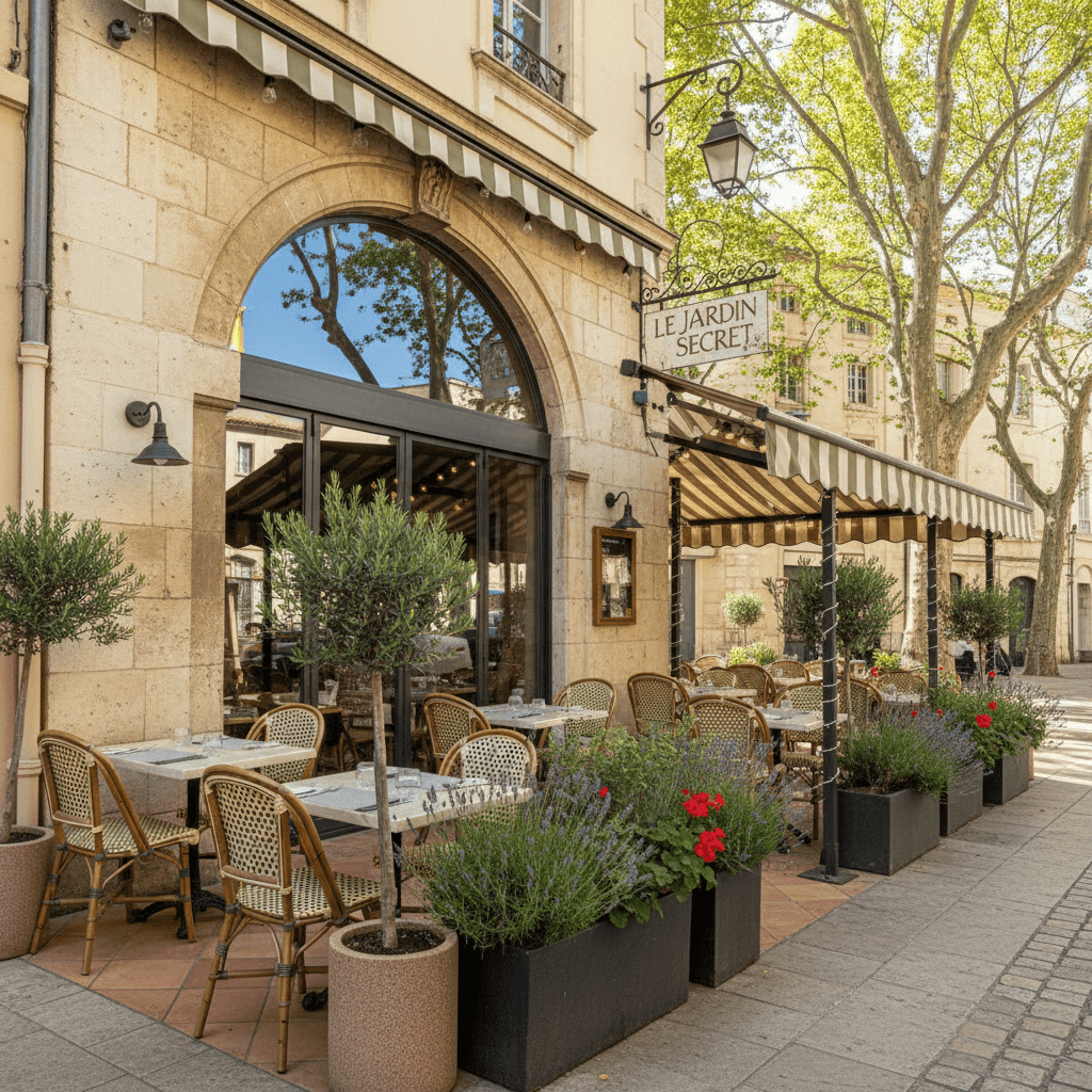 Restaurant 155m² à Aix-En-Provence : terrasse - licence IV