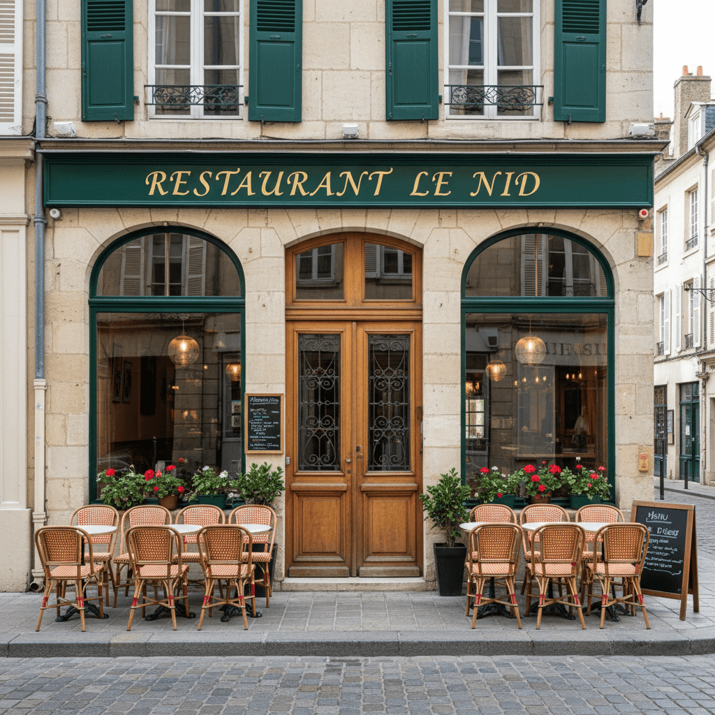 Restaurant 80m² à Nantes : terrasse - licence IV