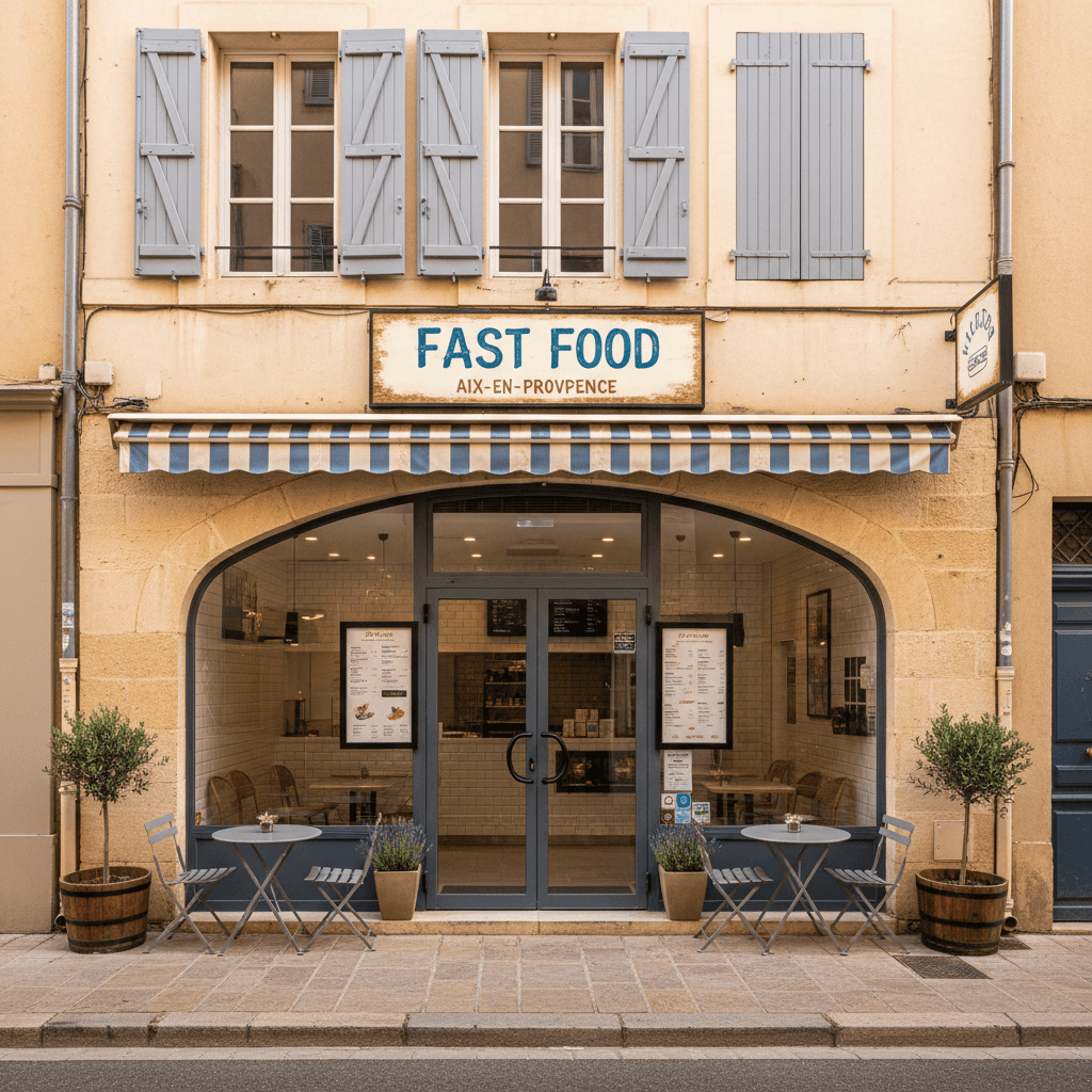 Fast-food 43m² à Aix-En-Provence : extraction