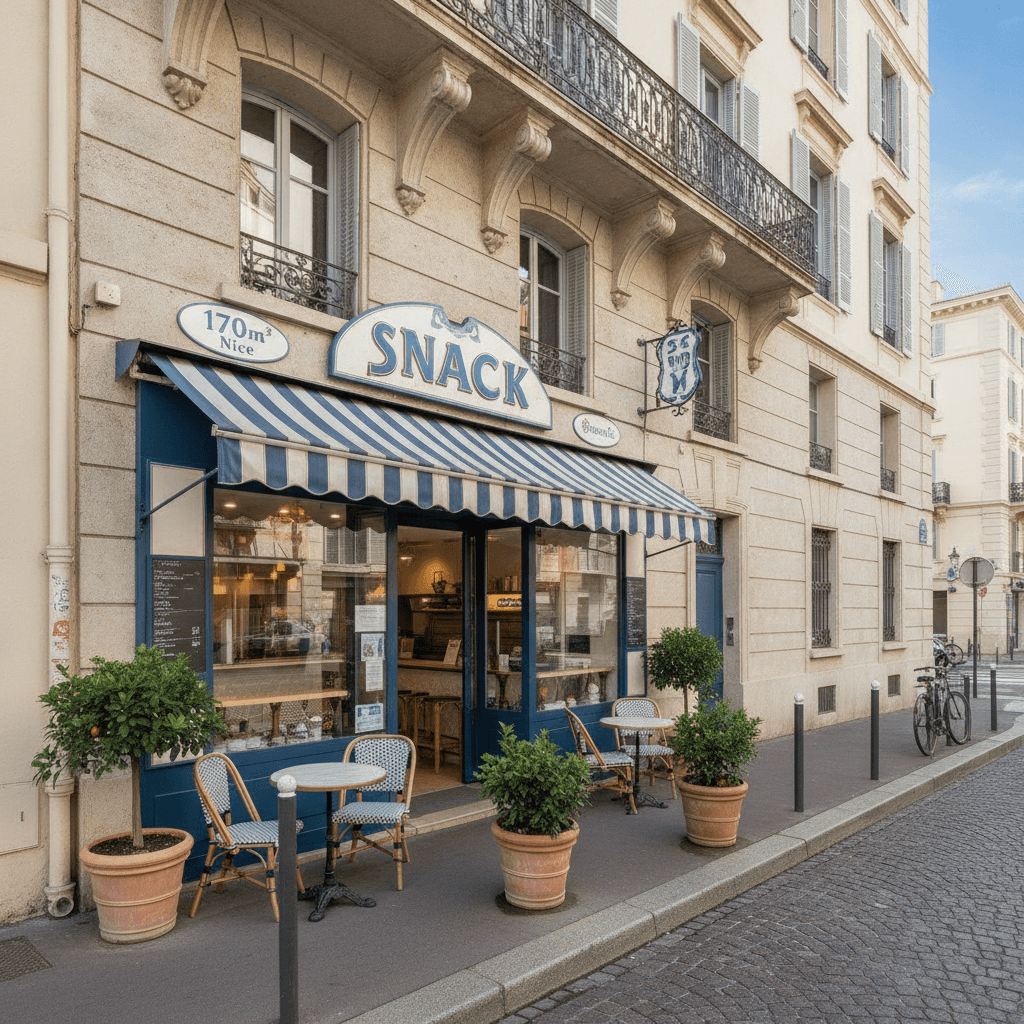 Snack 170m² à Nice