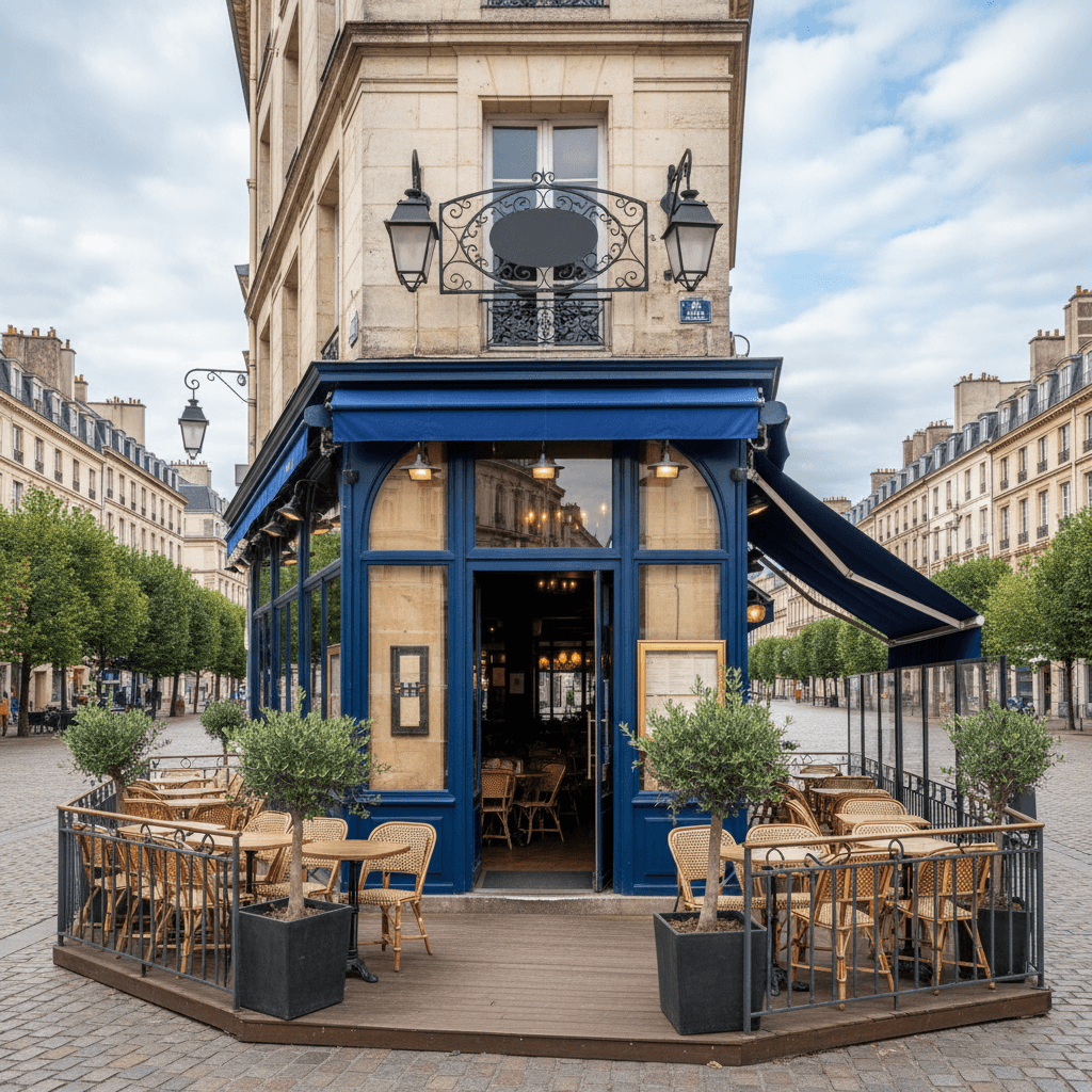 Restaurant 85m² à Nantes : terrasse - licence IV