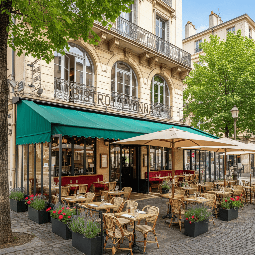 Restaurant à Lyon : terrasse - licence IV