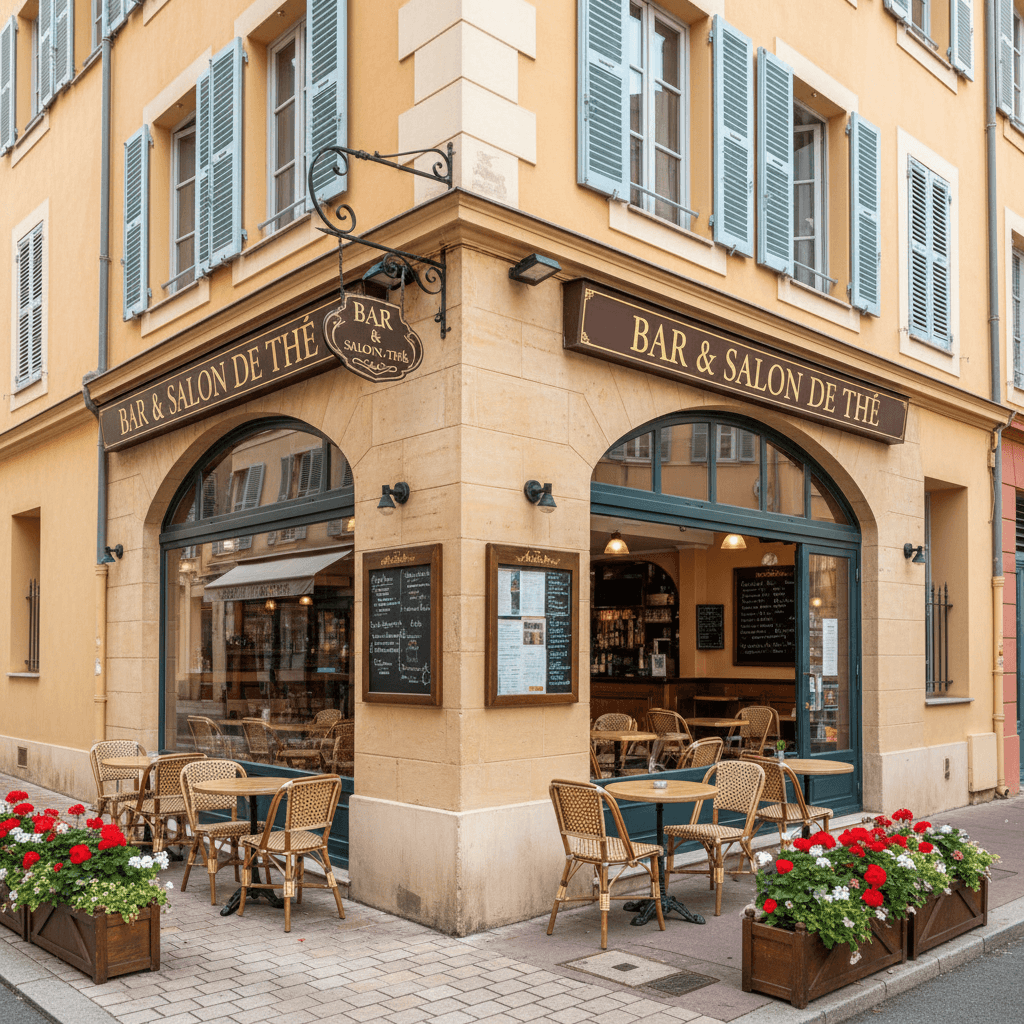 Bar-brasserie 23m² à Nice : terrasse - licence IV