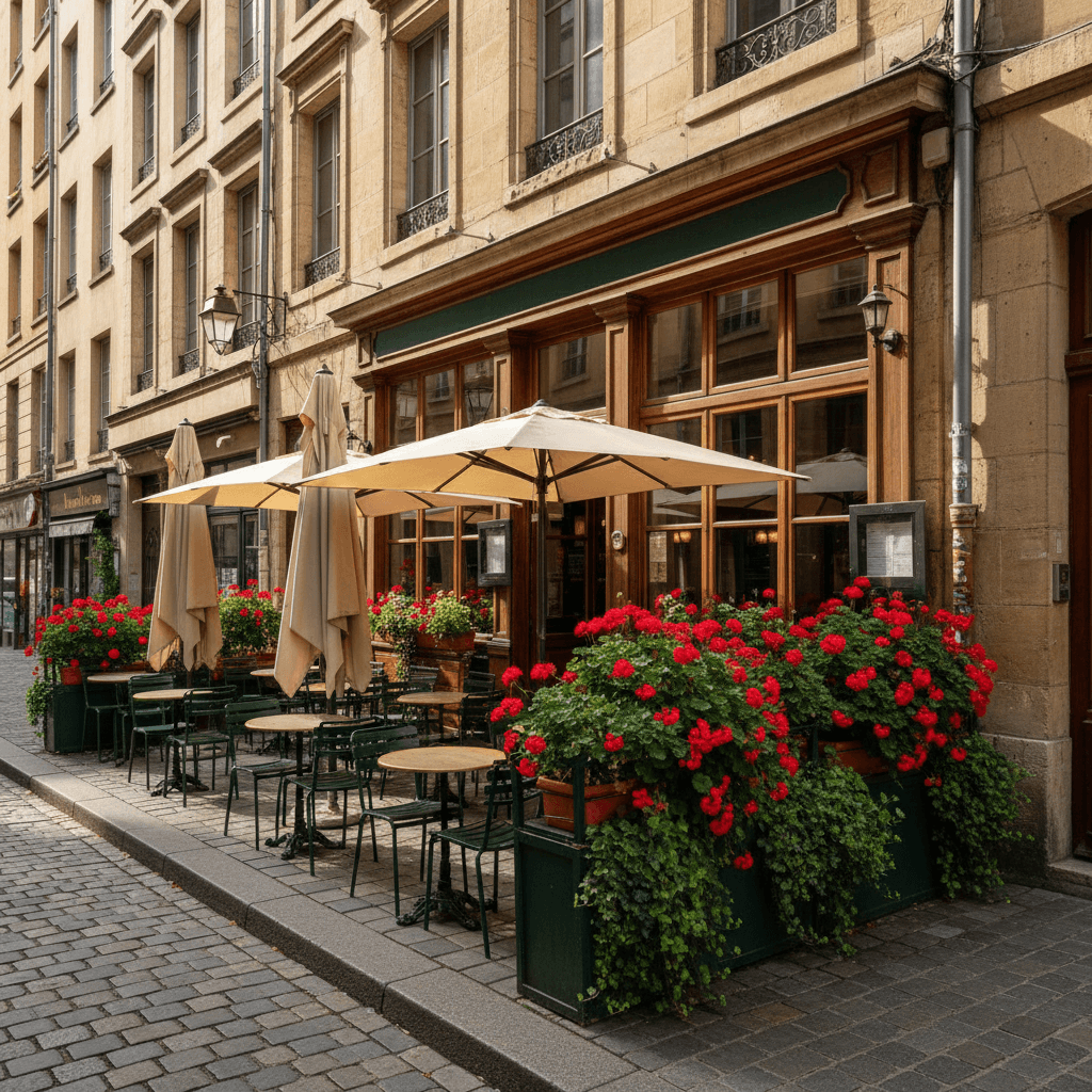 Bar-brasserie 185m² à Lyon : terrasse - licence IV