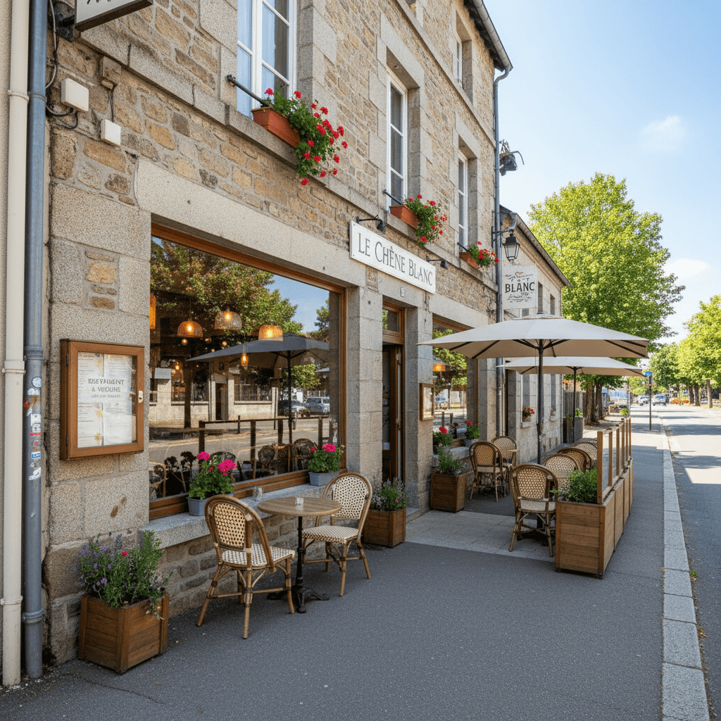 Restaurant 186m² à Rennes : terrasse - licence IV