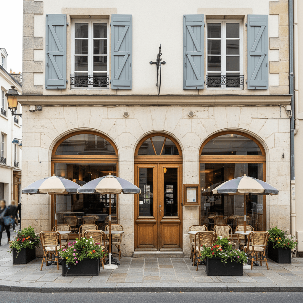 Restaurant 20 couverts à Saint-Germain-en-Laye : terrasse - licence IV