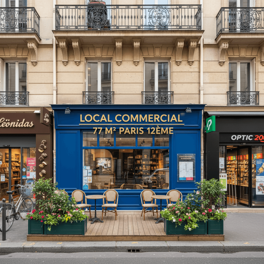 Local commercial de 77 m² à Paris 12ème
