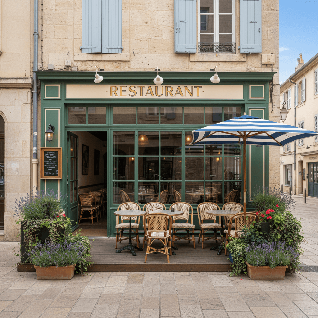Restaurant 50m² à Aix-En-Provence : terrasse