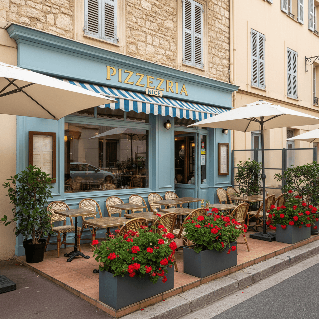 Restaurant 40m² à Nice : terrasse - licence IV