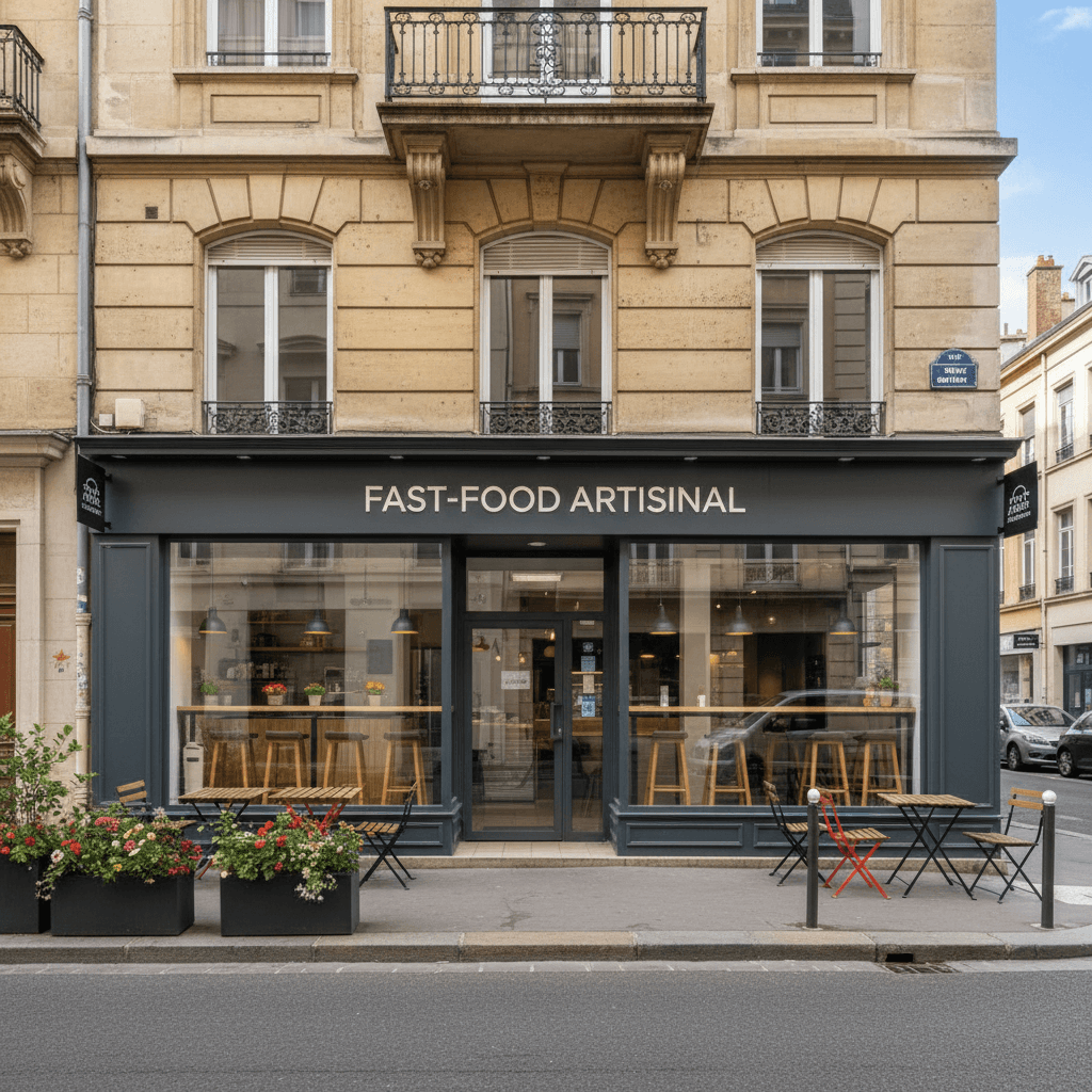 Fast-food à Lyon : extraction