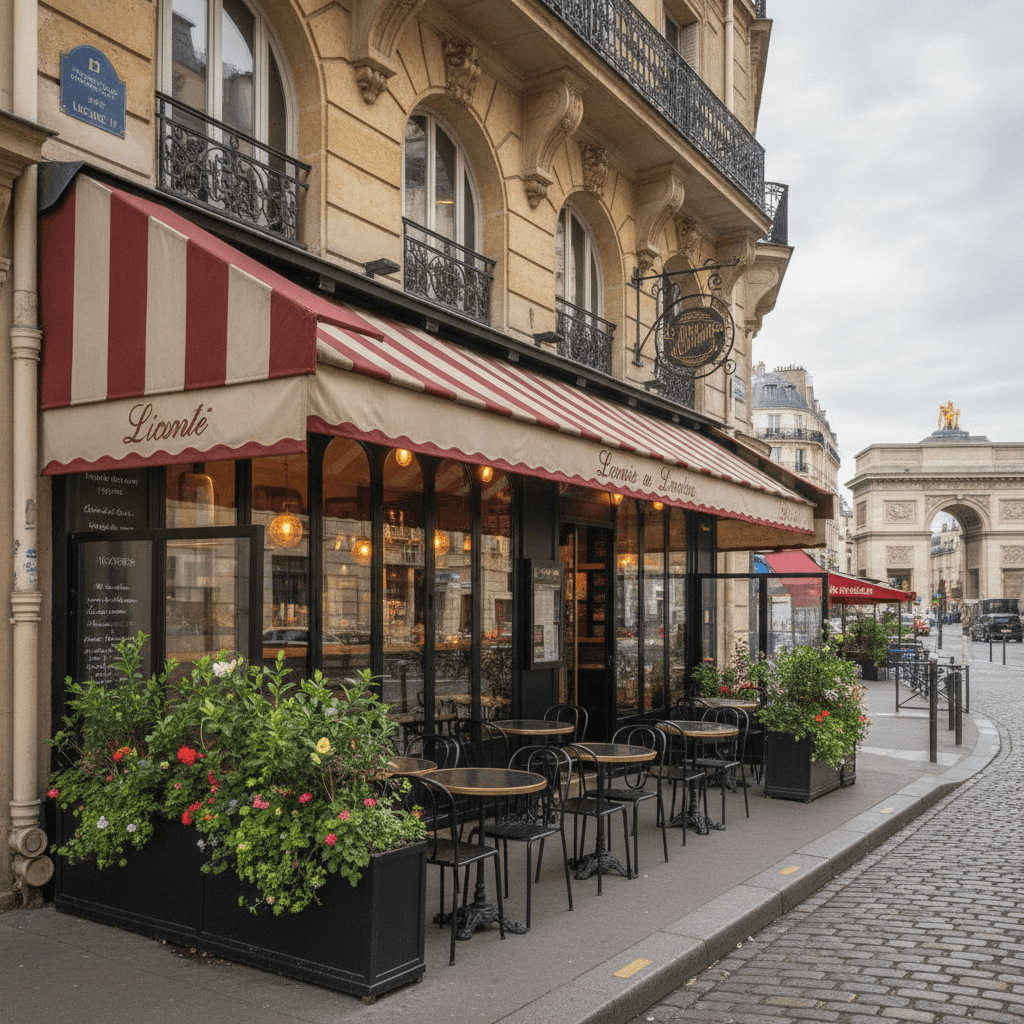 Fast-food 42 couverts à Paris : terrasse - licence IV