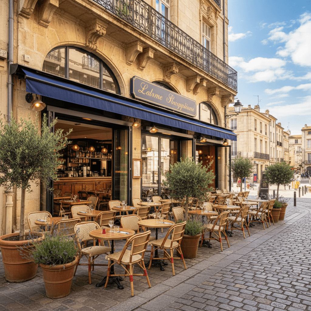 Restaurant 370m² à Montpellier : terrasse - licence IV