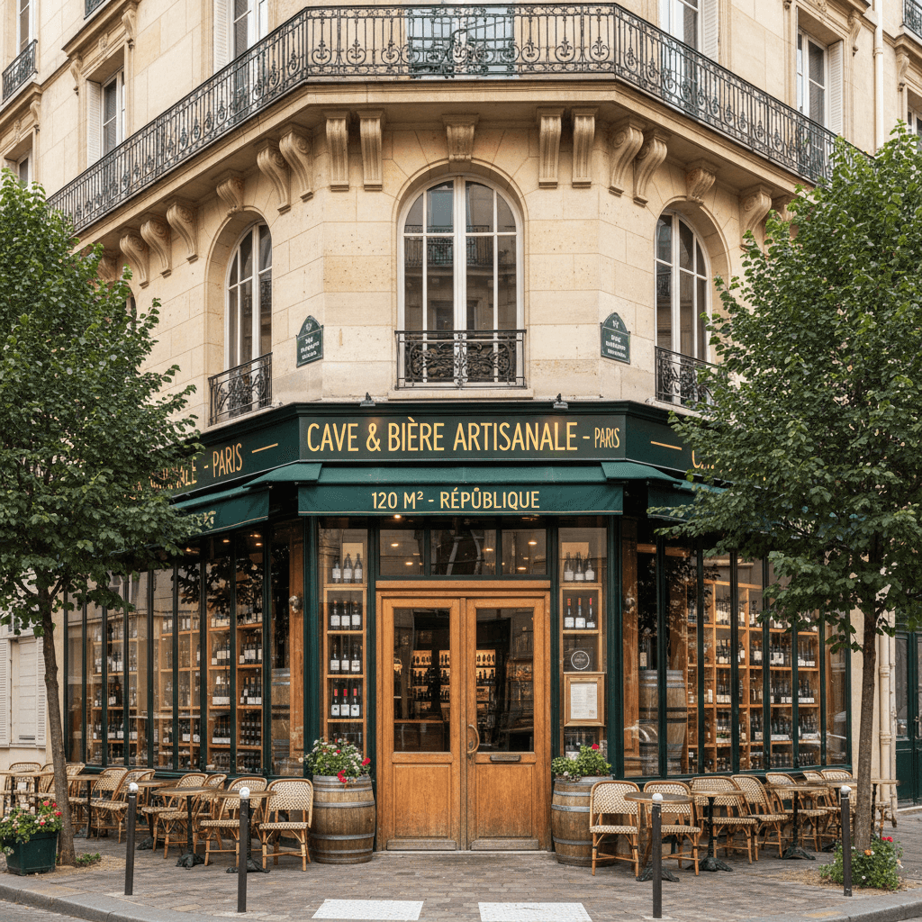 Cave à vin/bière à Paris - 120 m² au cœur de République