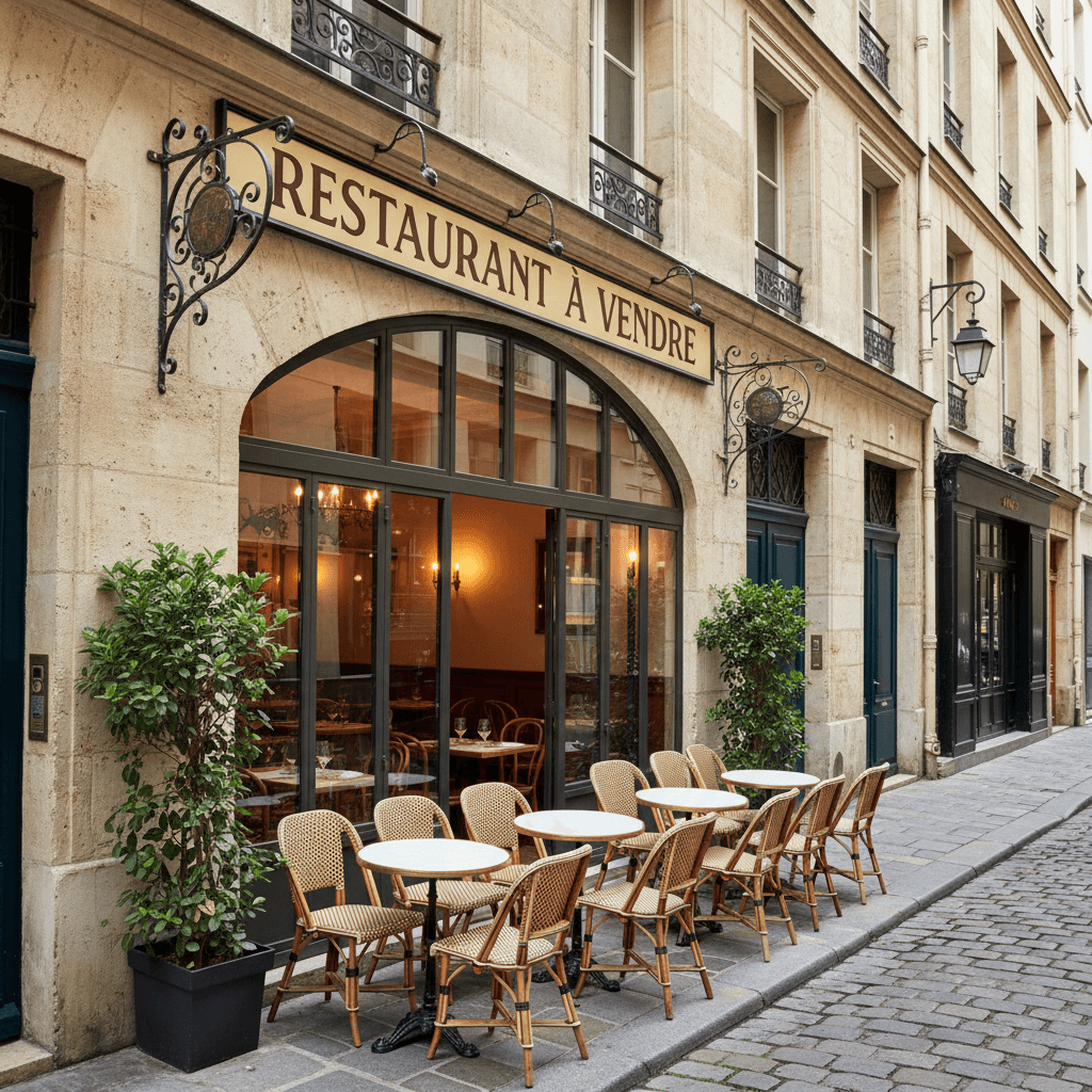 Restaurant à vendre dans le quartier animé de Paris
