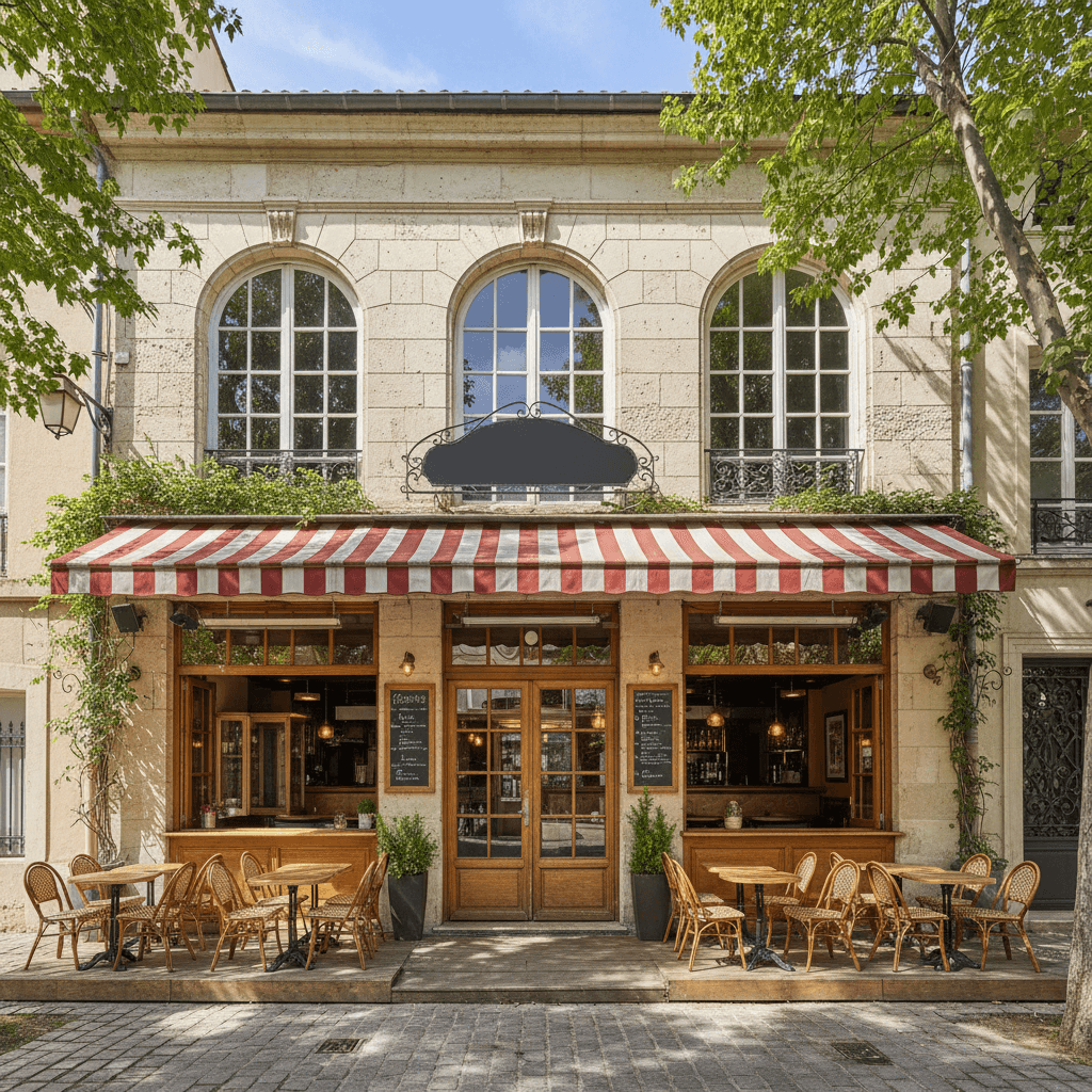 Bar-brasserie 400m² à Montpellier : terrasse - licence IV