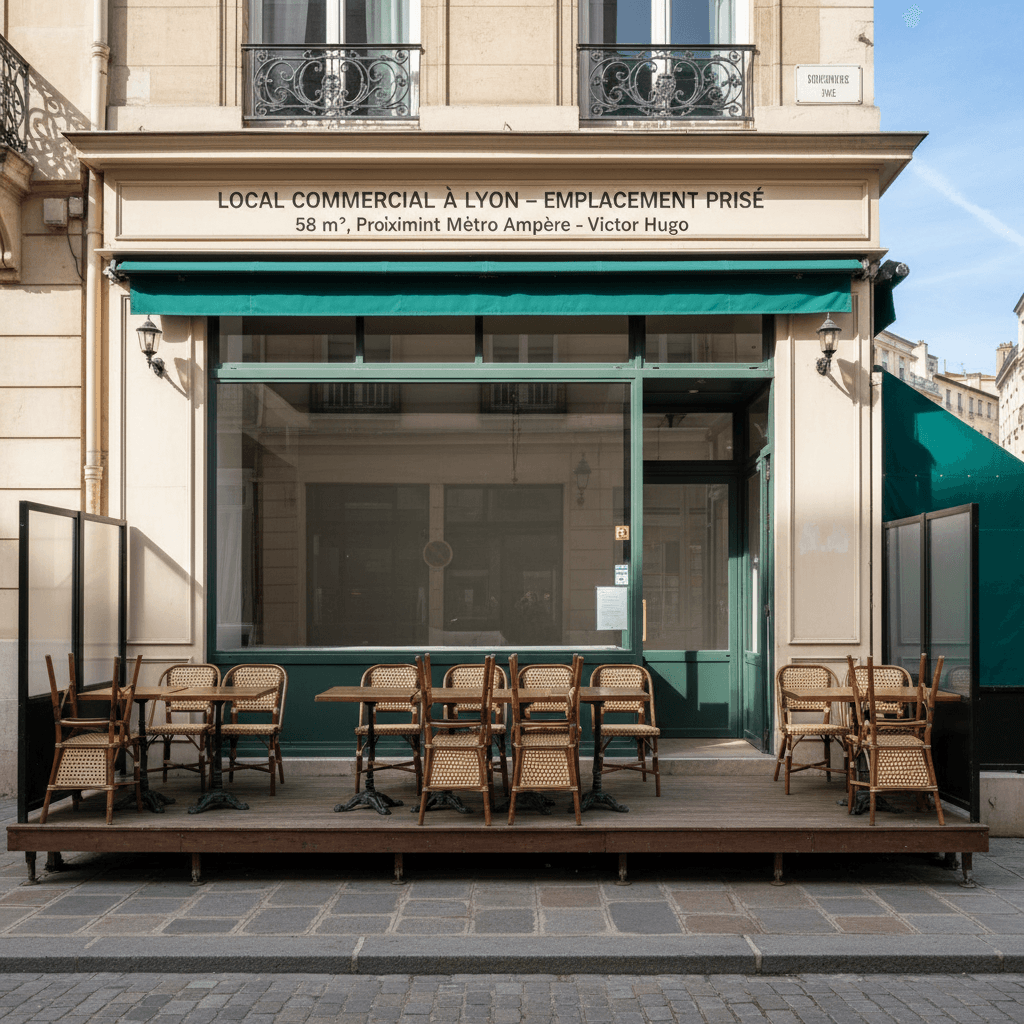Local Commercial à Lyon – Emplacement Prisé