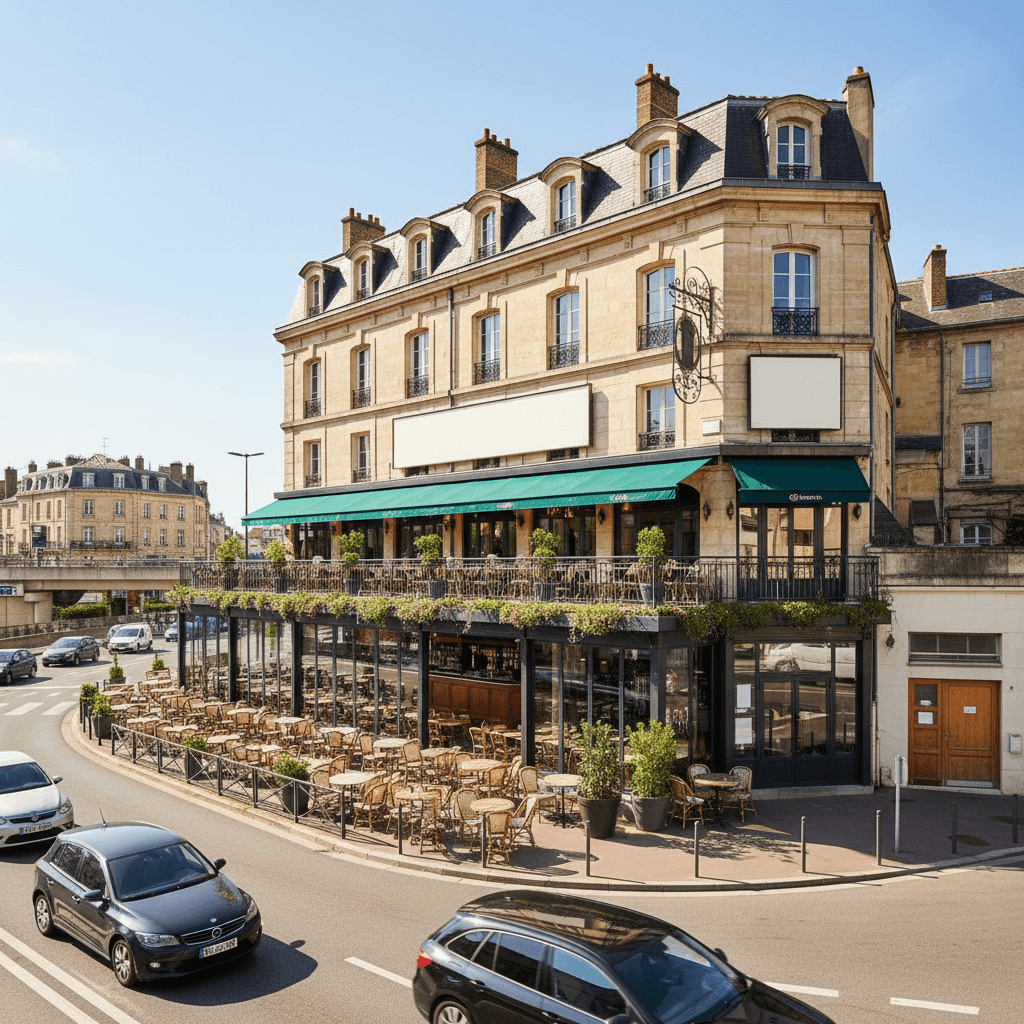 Restaurant à Bordeaux : terrasse - licence IV