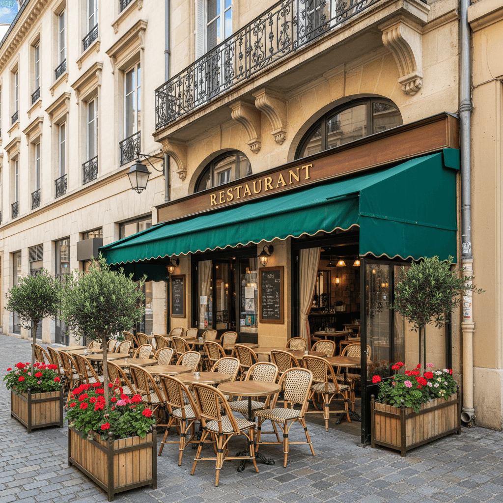 Restaurant à Lyon : terrasse - extraction