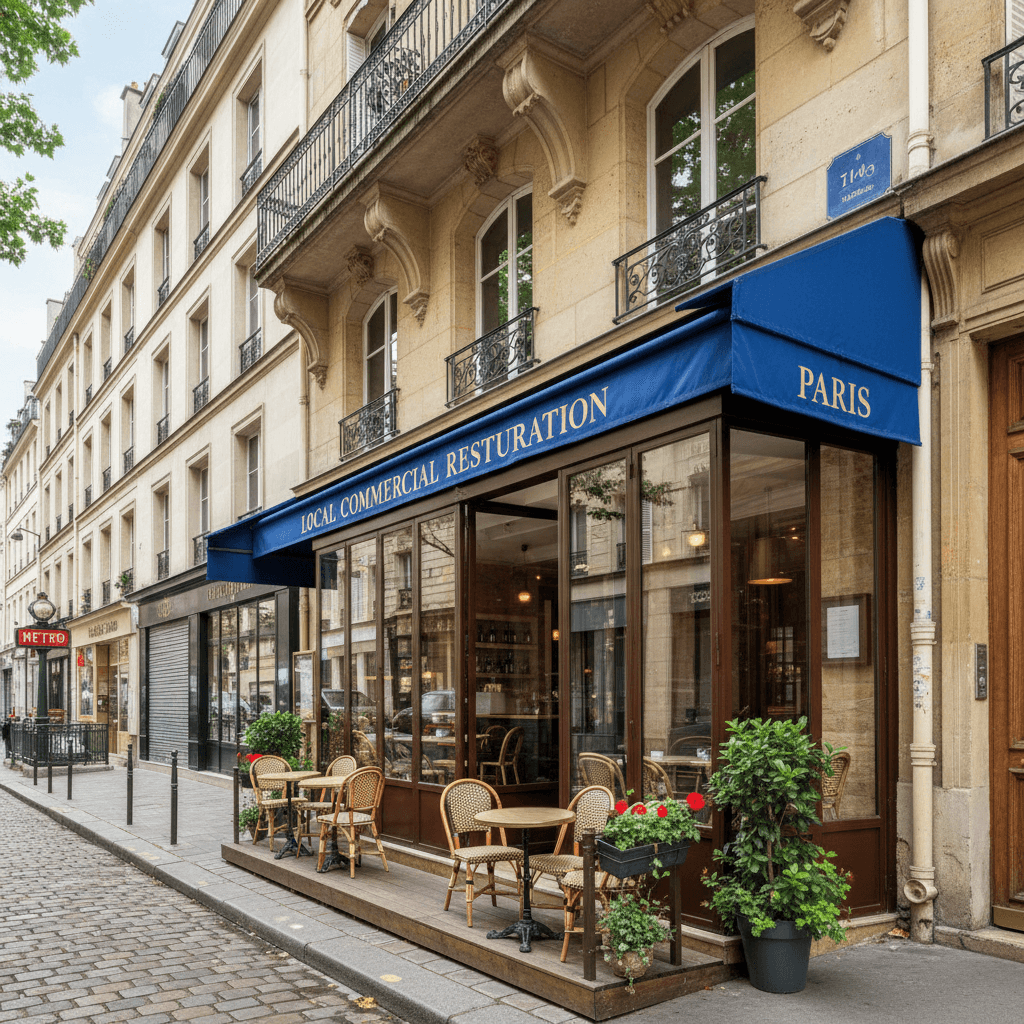 Local Commercial Restauration à Paris - 10 m²