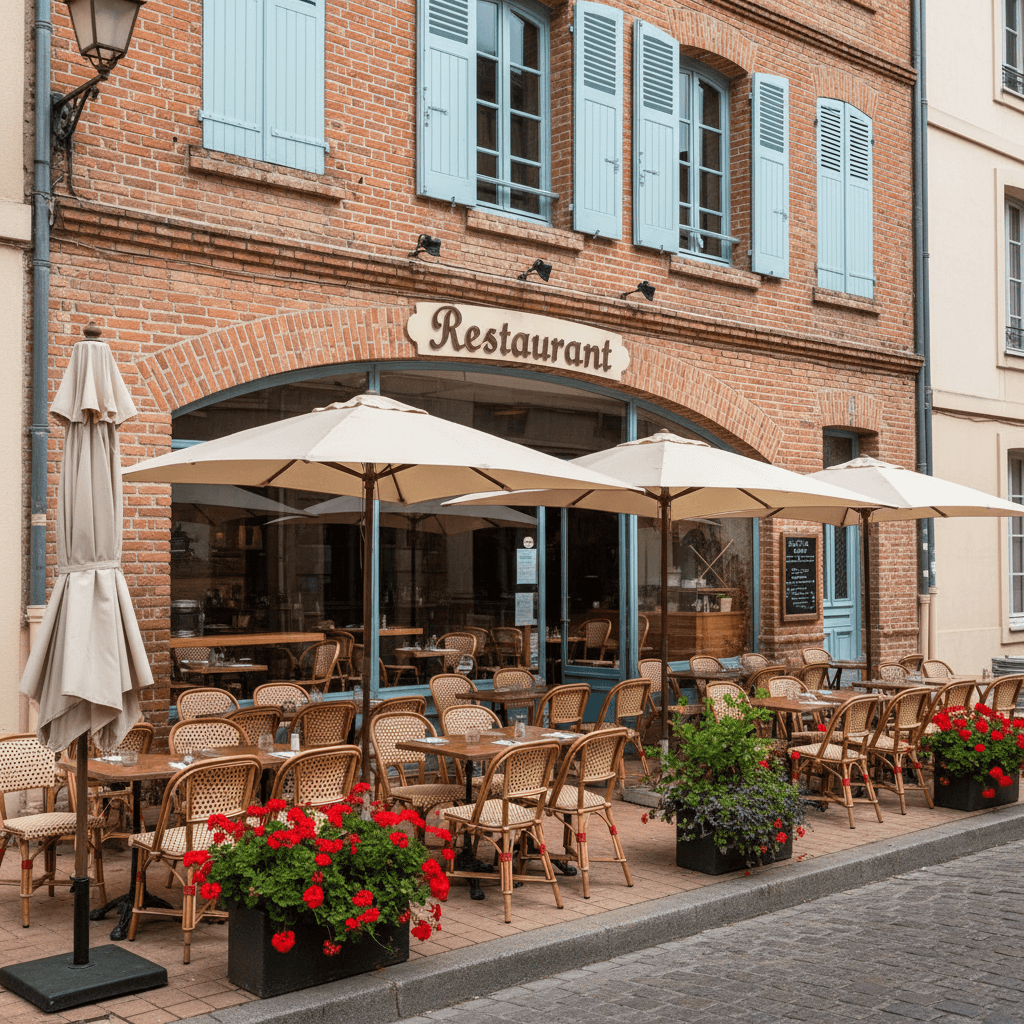 Restaurant à Toulouse : terrasse - licence IV