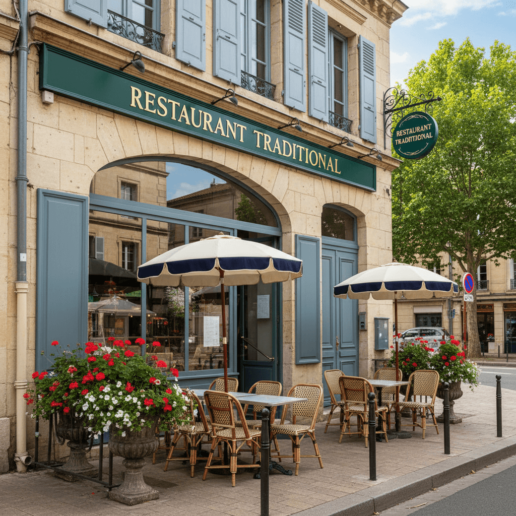 Restaurant 200m² à Bordeaux : terrasse - licence IV