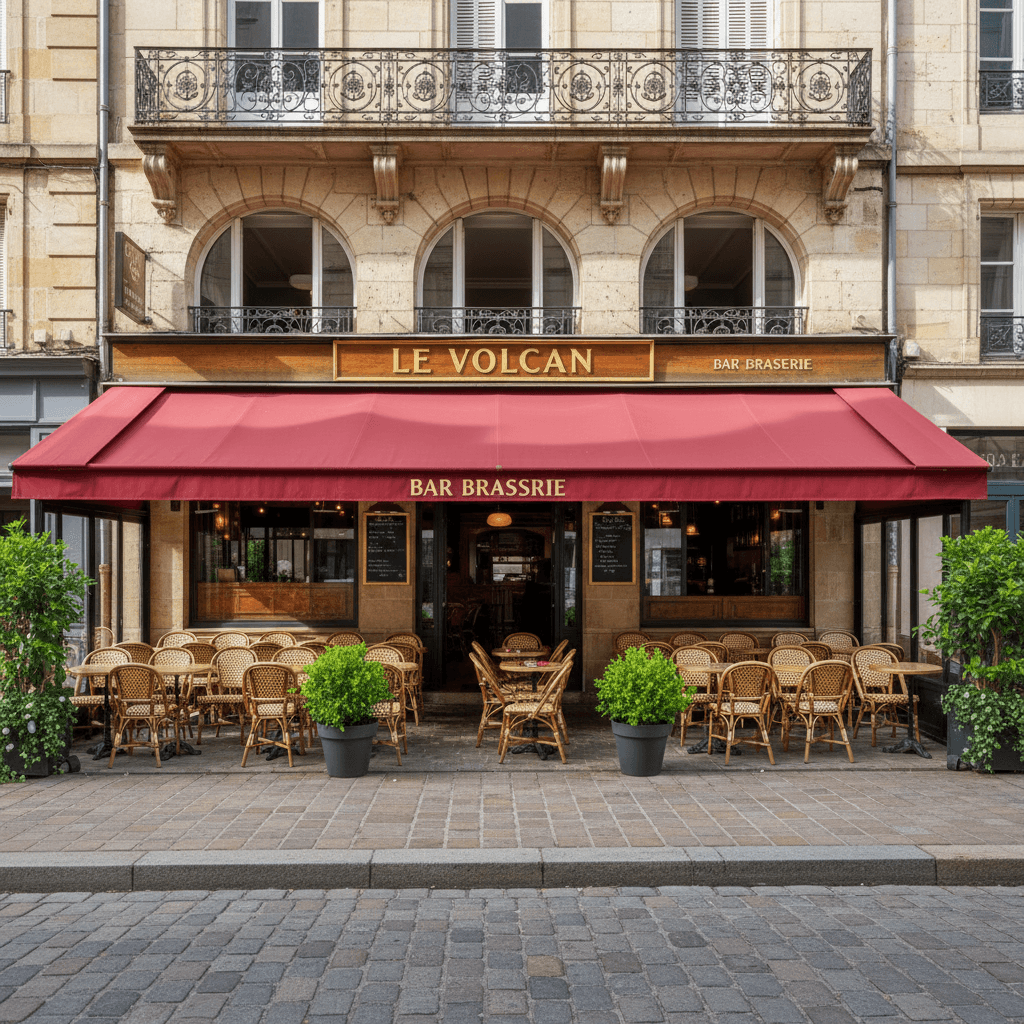 Bar-brasserie 70m² à Clermont-Ferrand : terrasse - licence IV